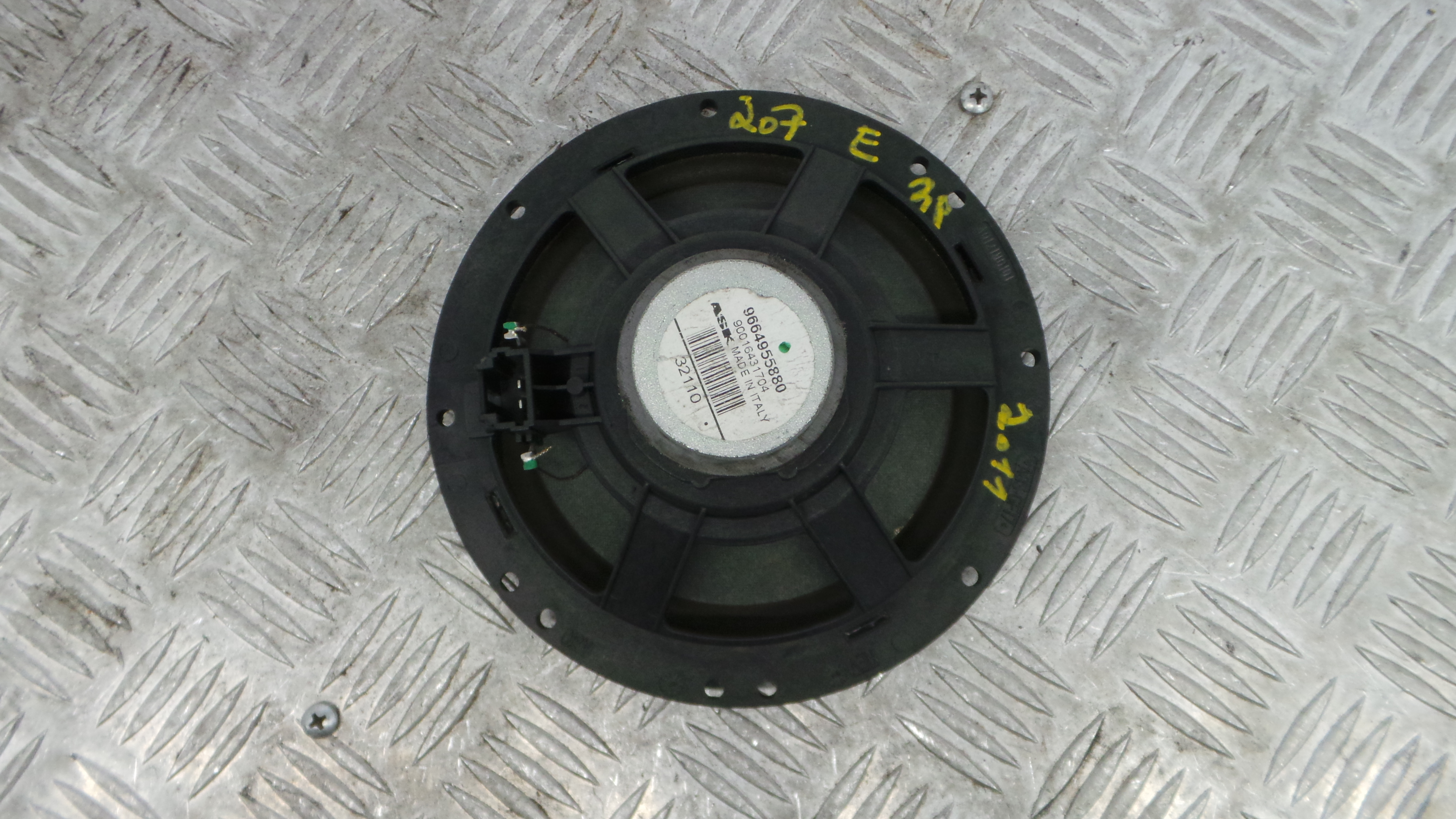 Colunas de Som  9664955880 - PEUGEOT 207 (WA_, WC_), 207/207+ (WA_, WC_)-36765943