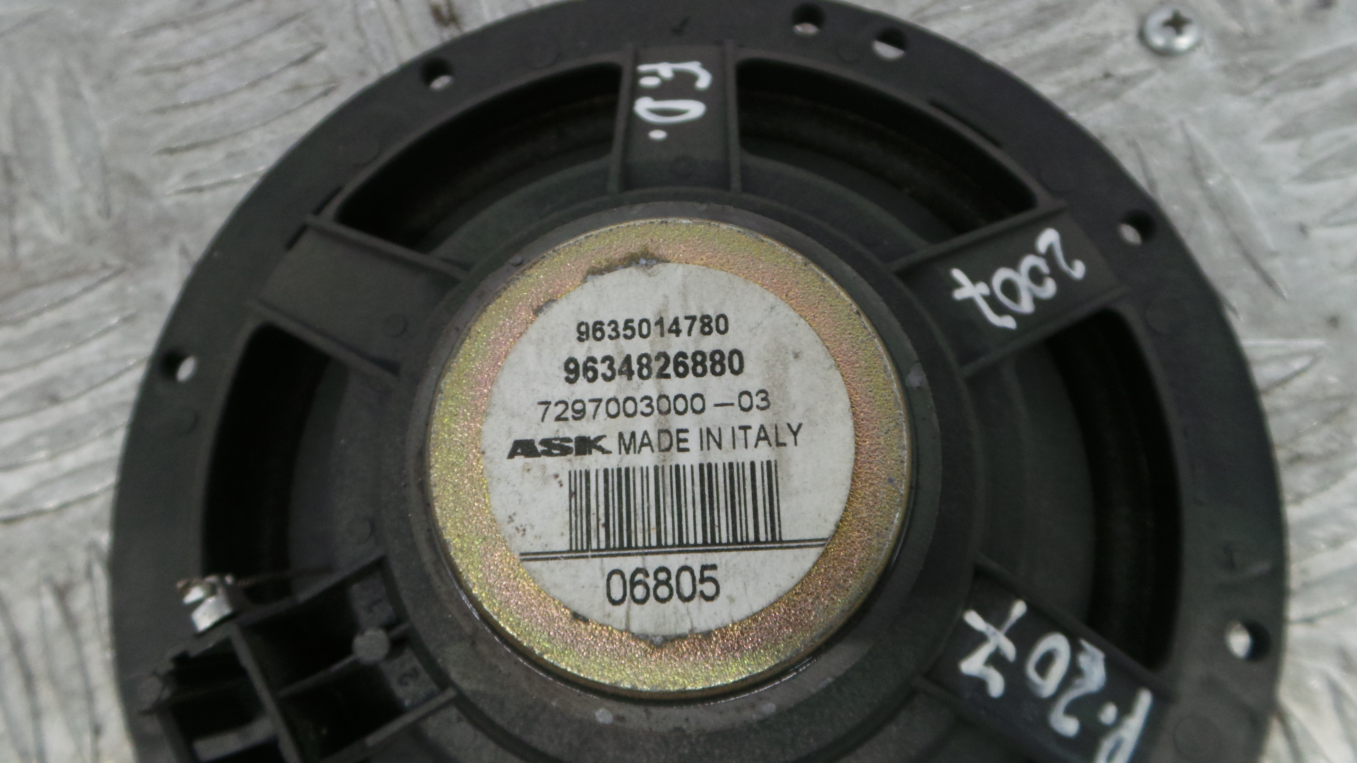 Colunas de Som  9635014780 - PEUGEOT 207 (WA_, WC_), 207/207+ (WA_, WC_)-36765998