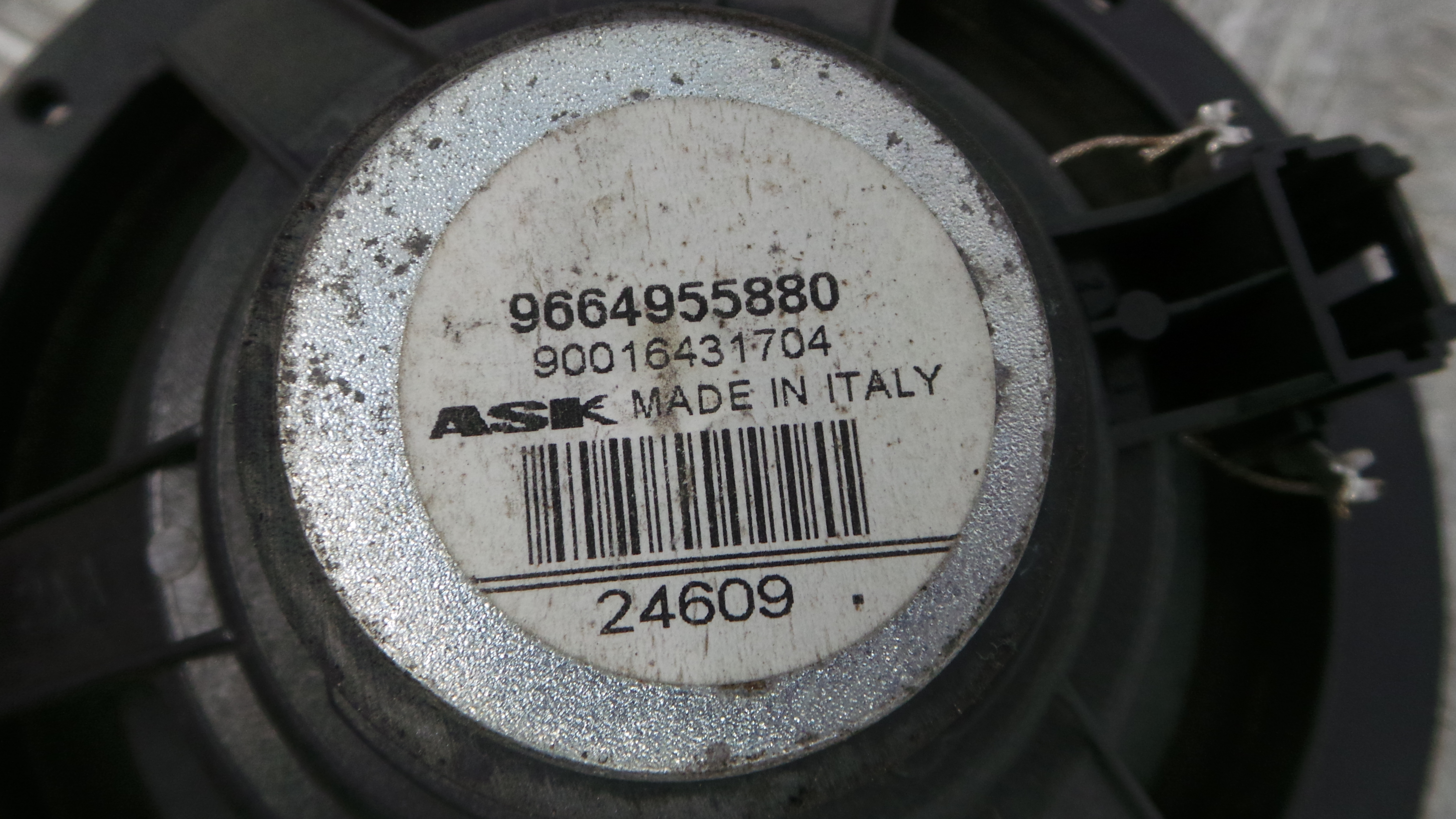 Colunas de Som 9664955880 - CITROËN BERLINGO Caixa/monovolume (B9)-36766011