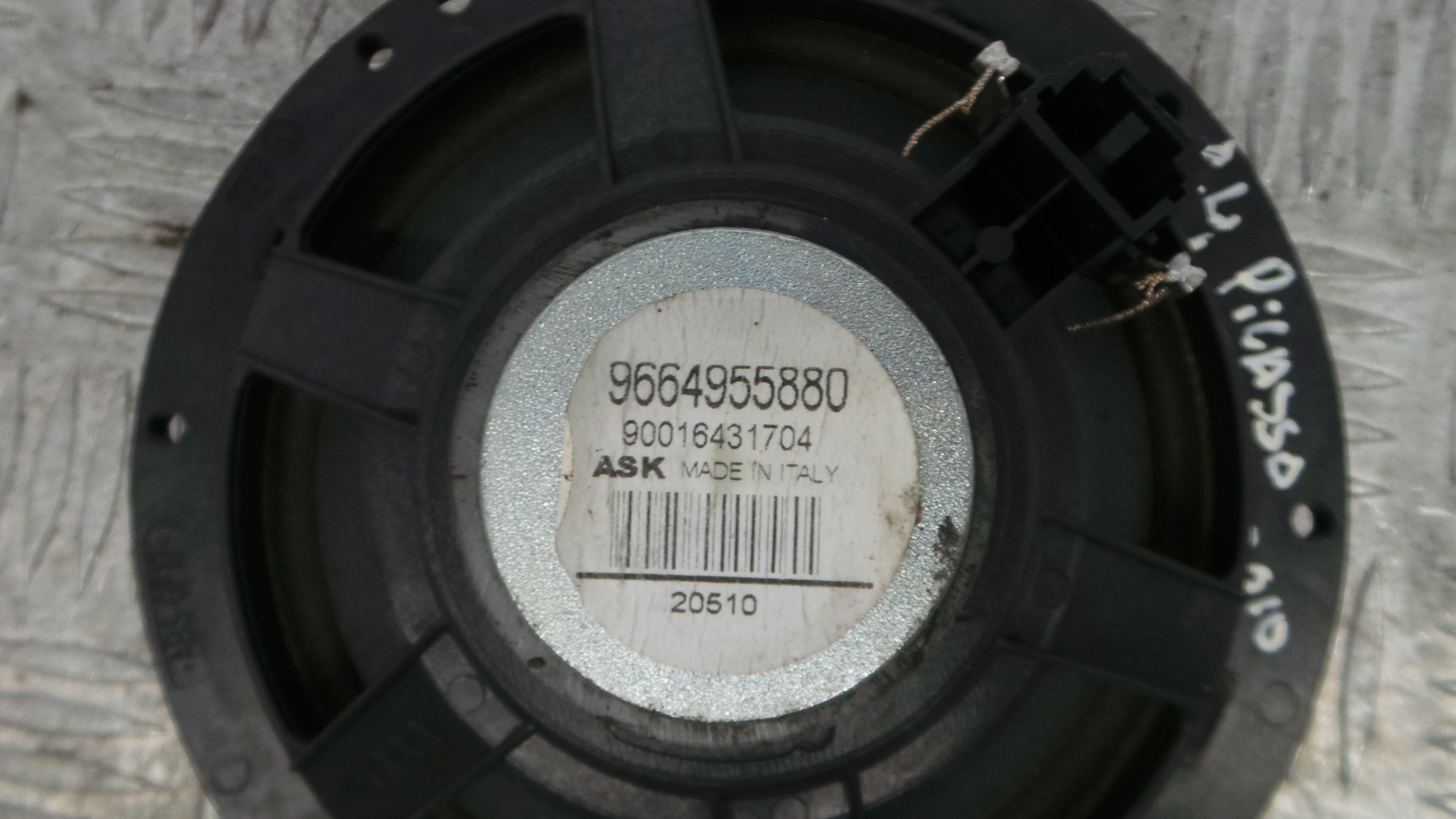 Colunas de Som 9664955880 - CITROËN C4 PICASSO I Veículo multiuso (UD_)-36766082