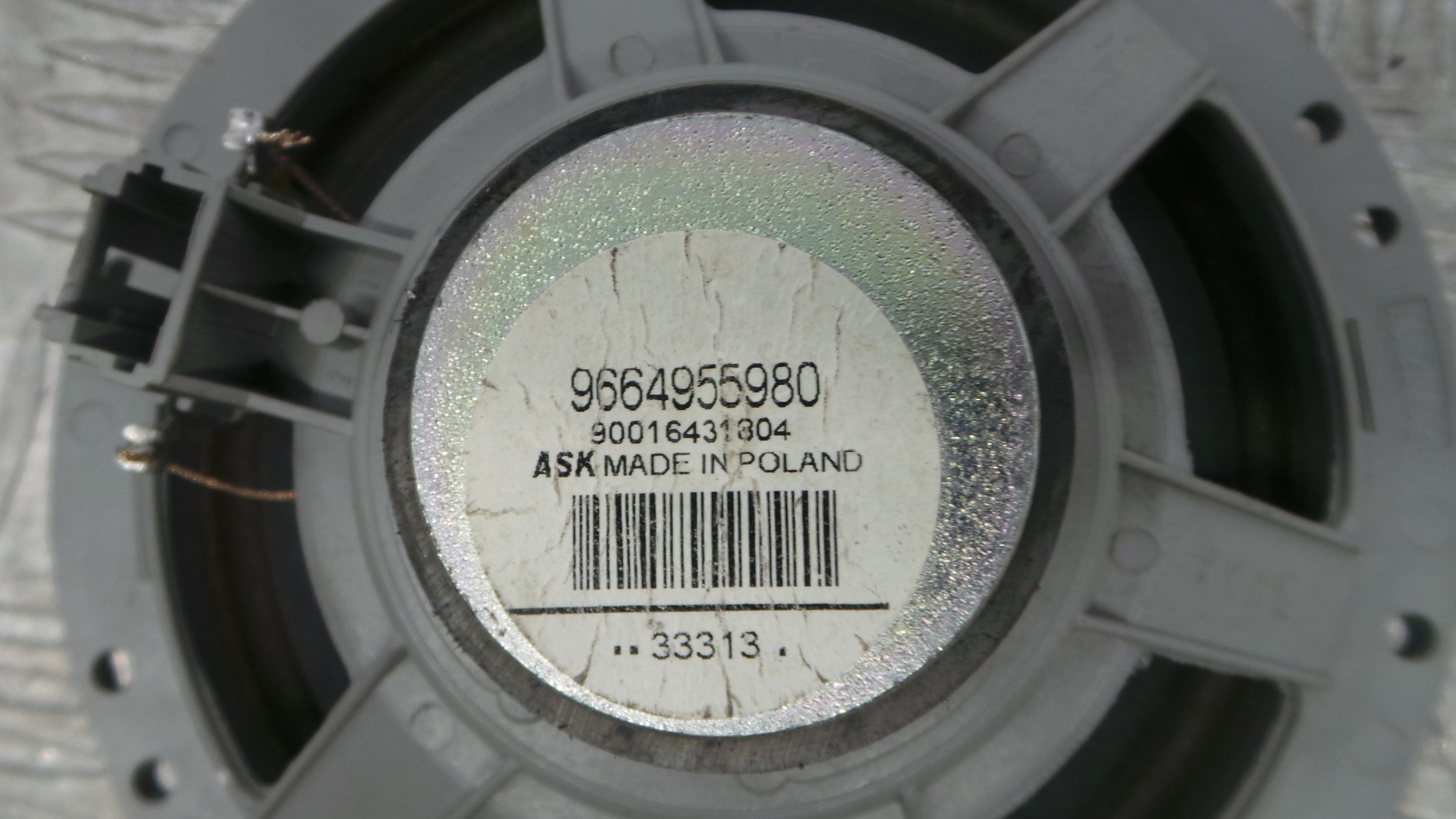 Colunas de Som 9664955980 - CITROËN C3 II (SC_)-36766155