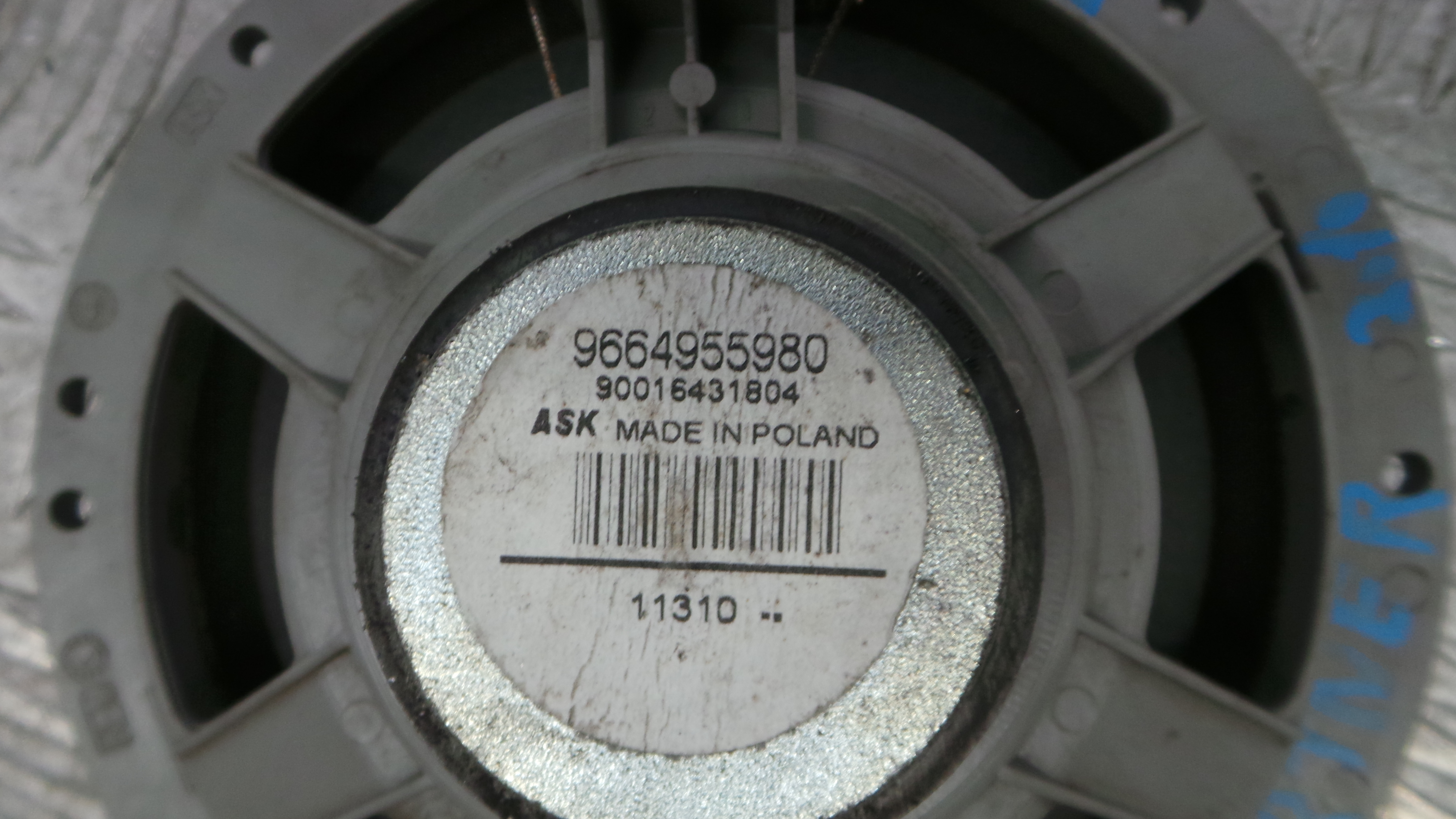 Colunas de Som 9664955980 - PEUGEOT PARTNER Caixa/monovolume-36766163