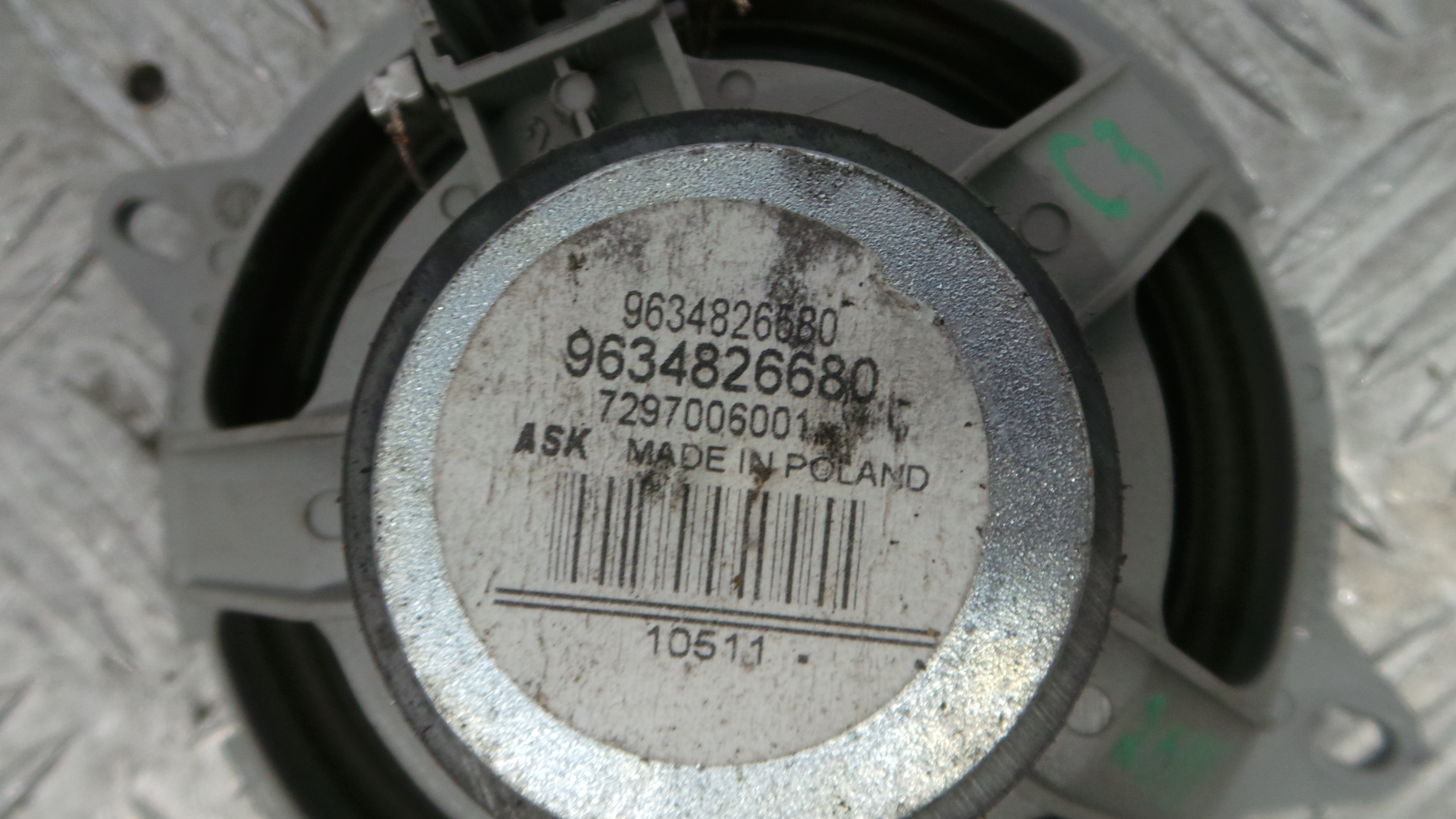 Colunas de Som 9634826580 - CITROËN C3 PICASSO (SH_)-36766185