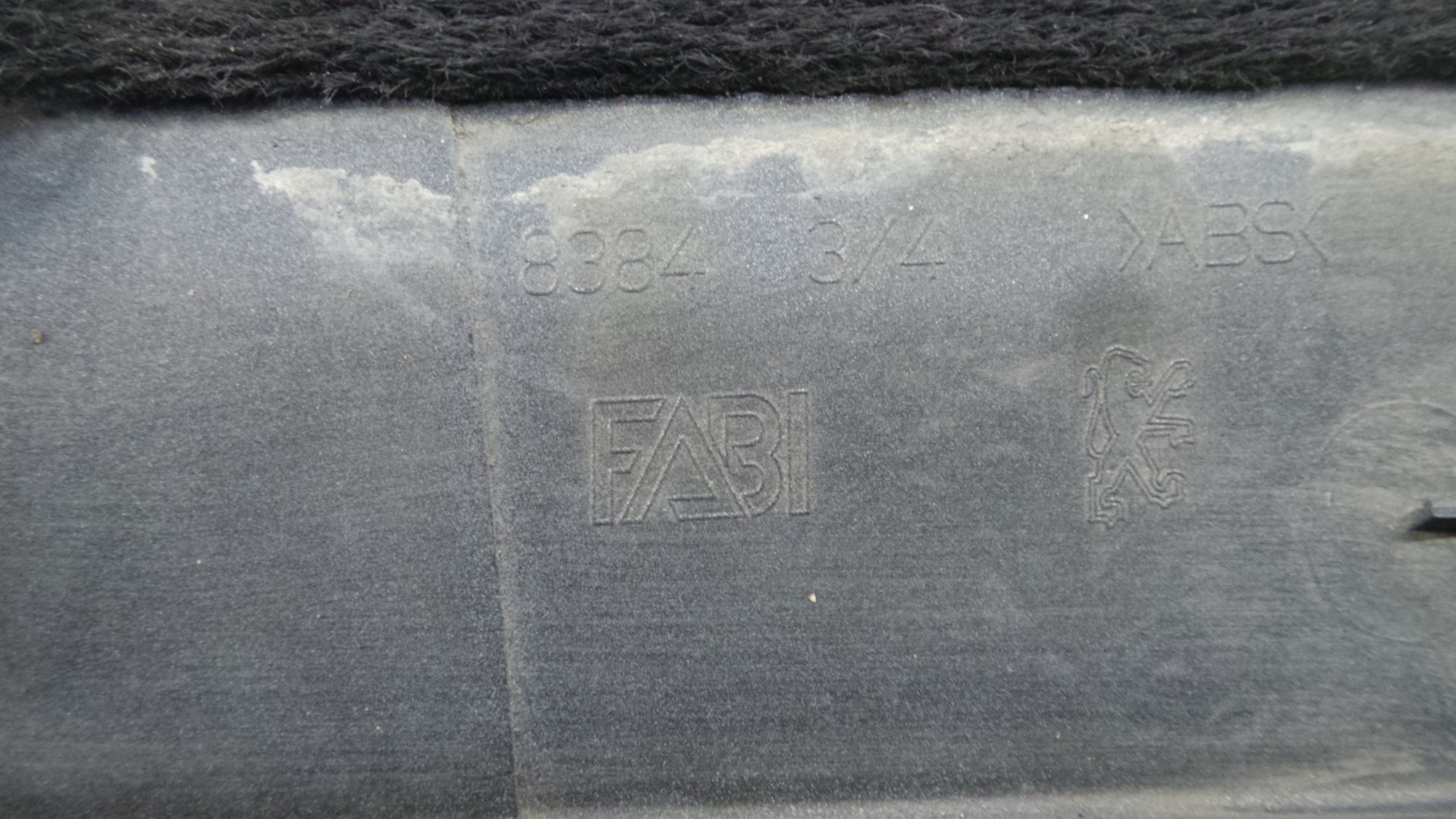 Puxador Exterior da Tampa da Mala 8726P2 - PEUGEOT 307 SW (3H)-36773741