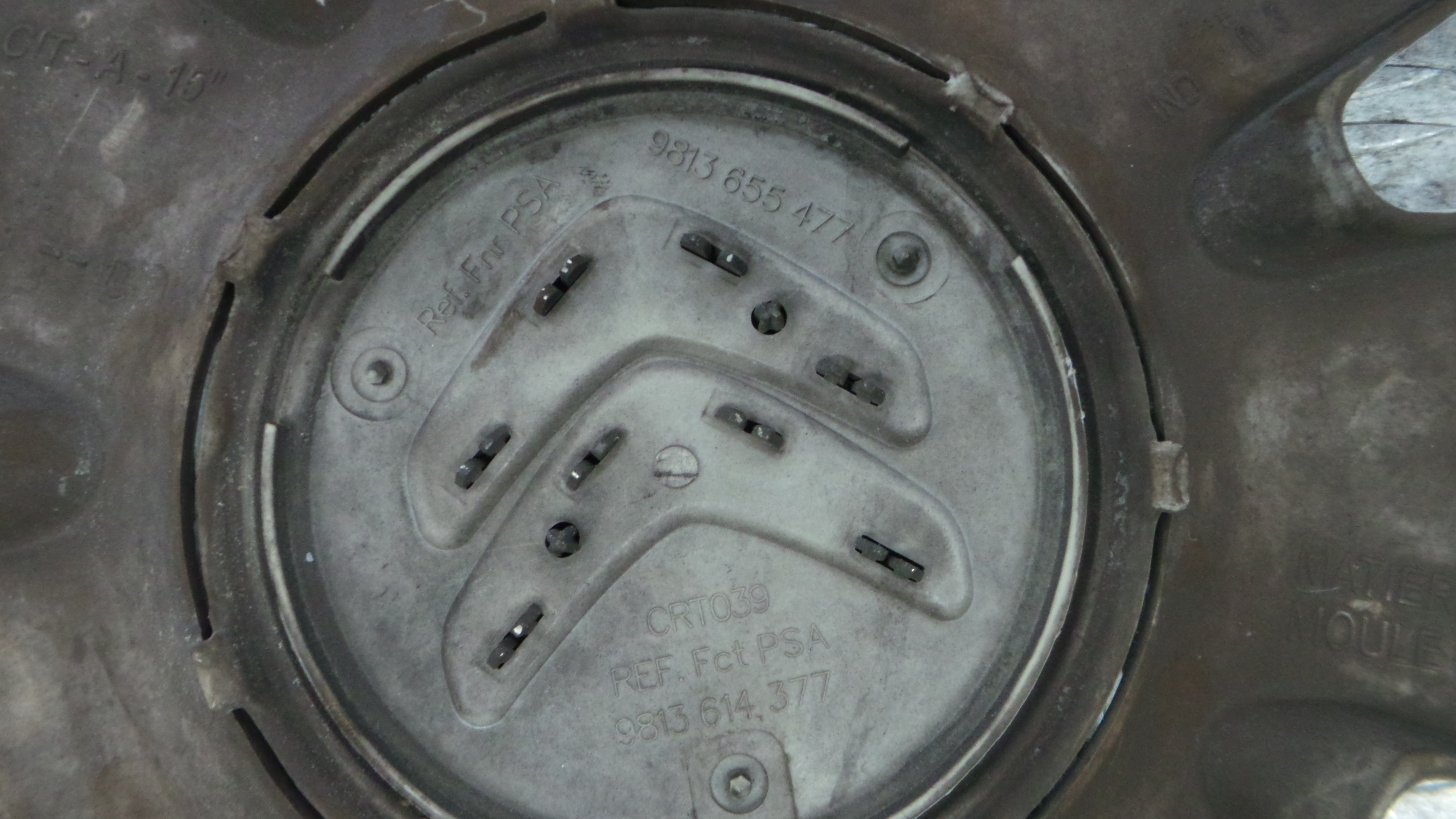 Tampões das rodas 9813655477 - CITROËN SAXO (S0, S1)-36780894