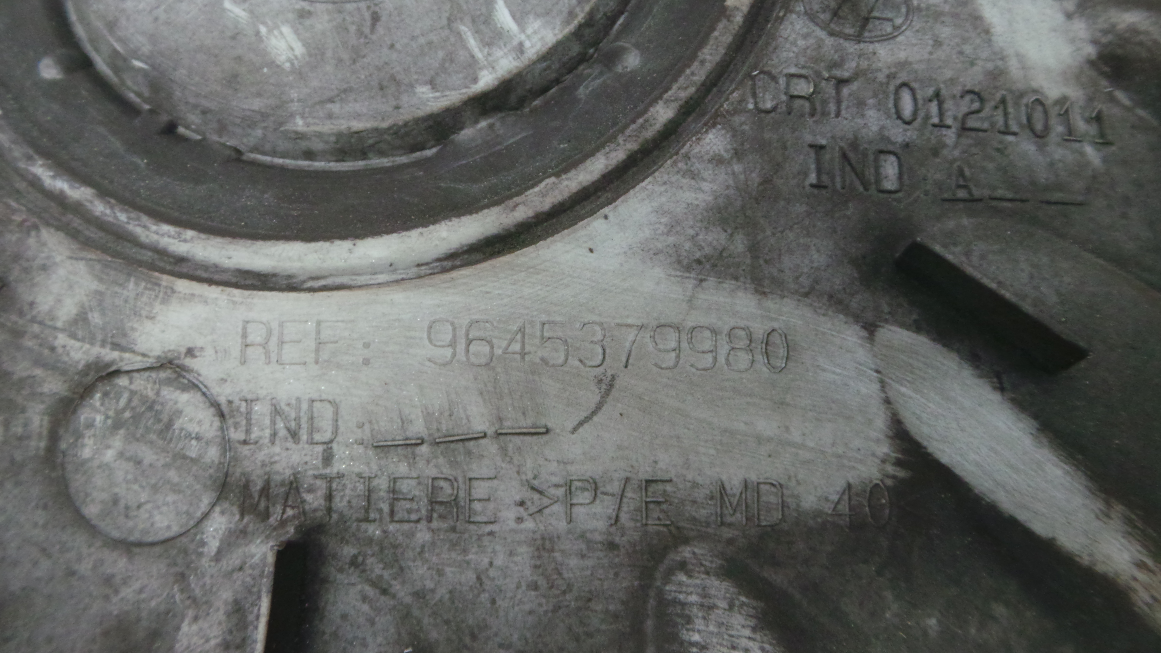 Tampões das rodas 9645379980 - CITROËN C2 (JM_)-36780916