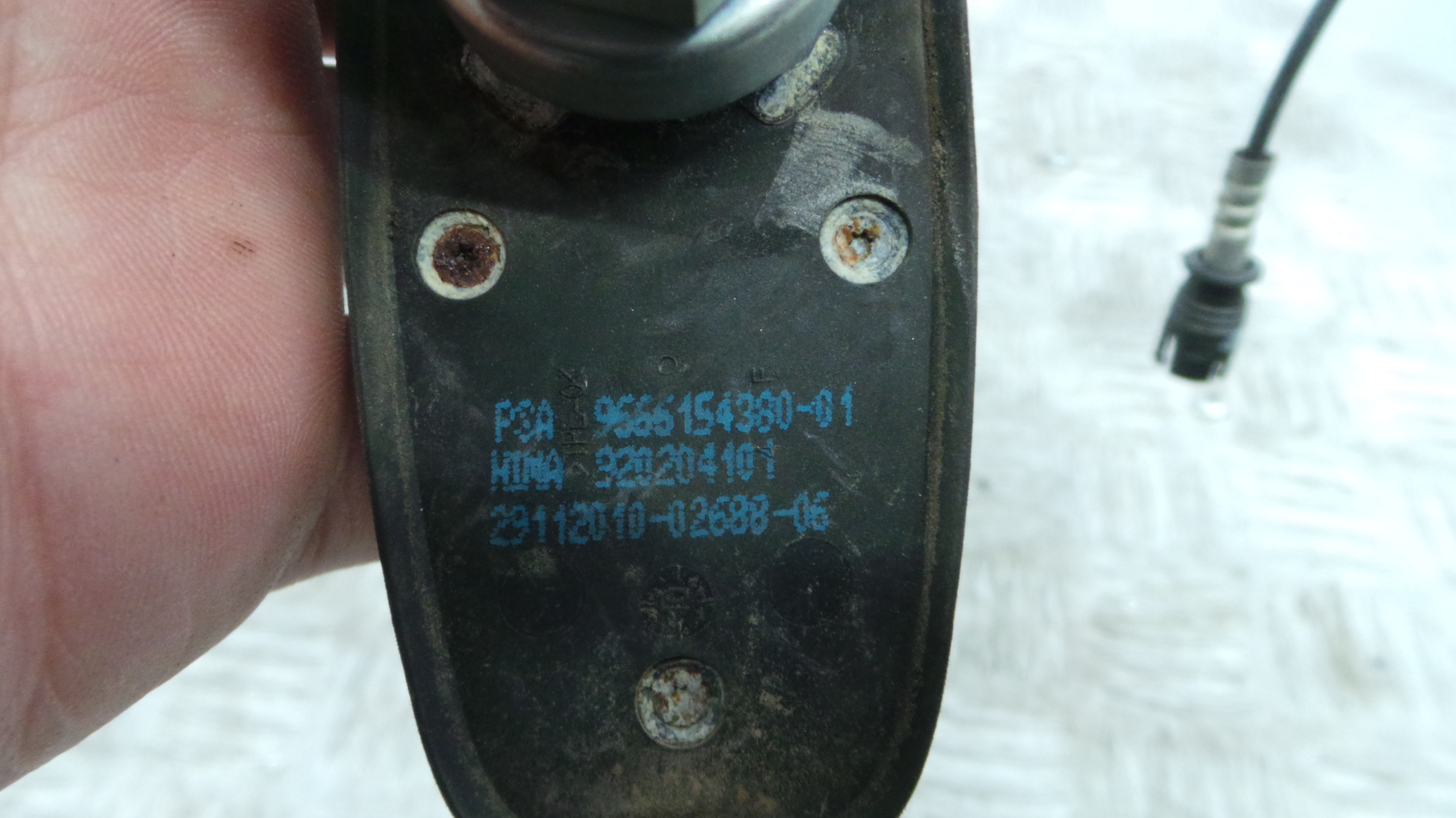 Antena 9666154380 - CITROËN C3 II (SC_)-36784302