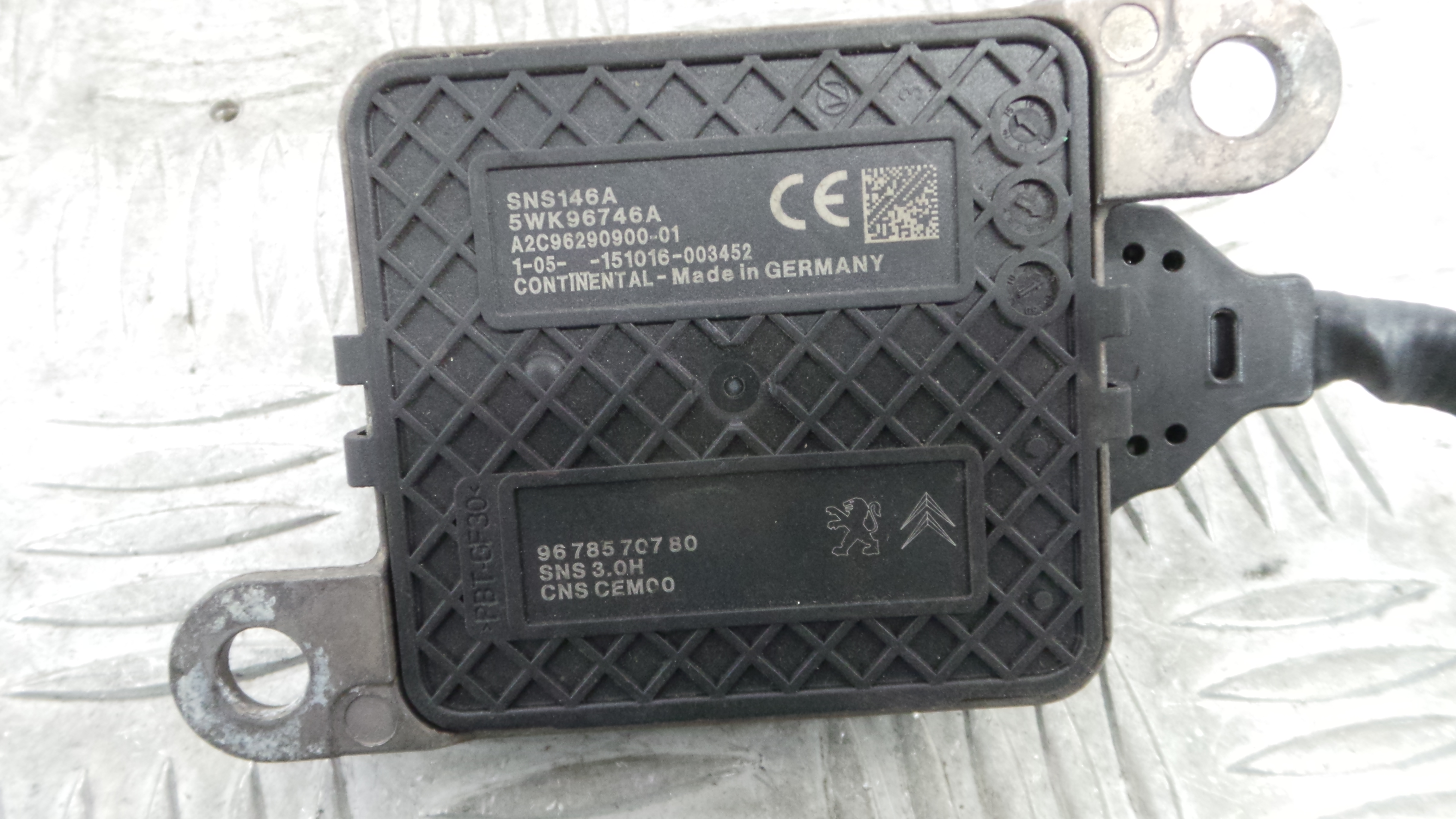 Sonda Lambda 9678570780 - PEUGEOT 308 II (LB_, LP_, LW_, LH_, L3_)-36896380