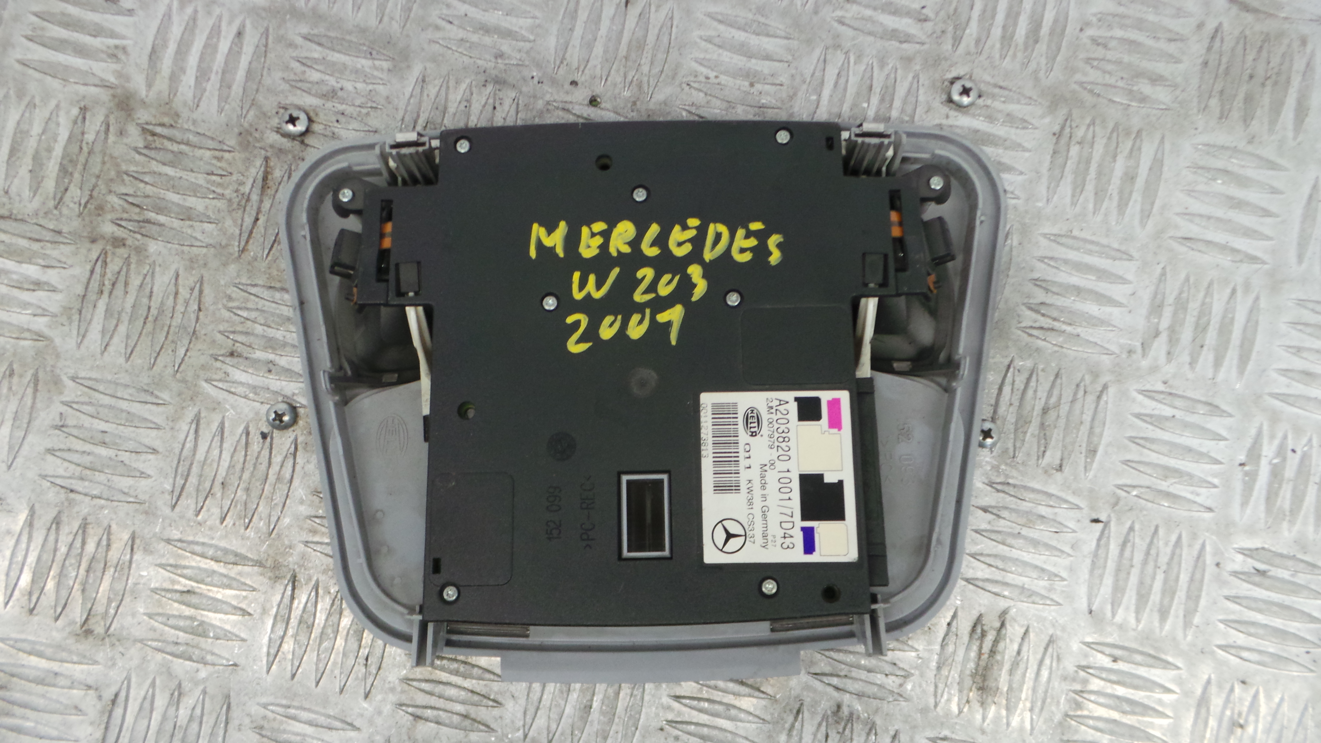 Plafonier Teto A2038201001 - MERCEDES-BENZ C-CLASS (W203)-36897640