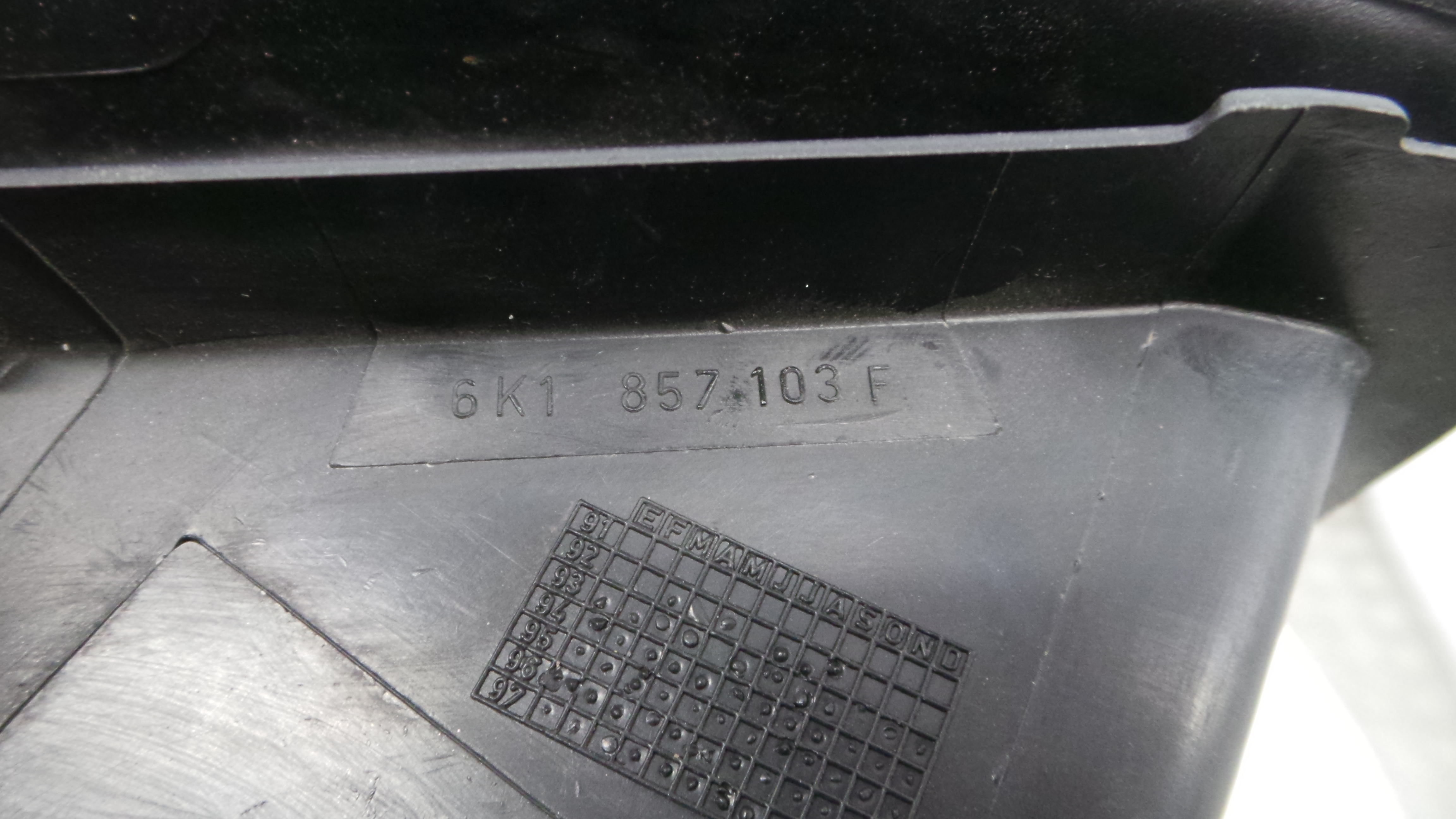 Porta Luvas 6K1857103F - SEAT CORDOBA (6K1, 6K2)-36901499