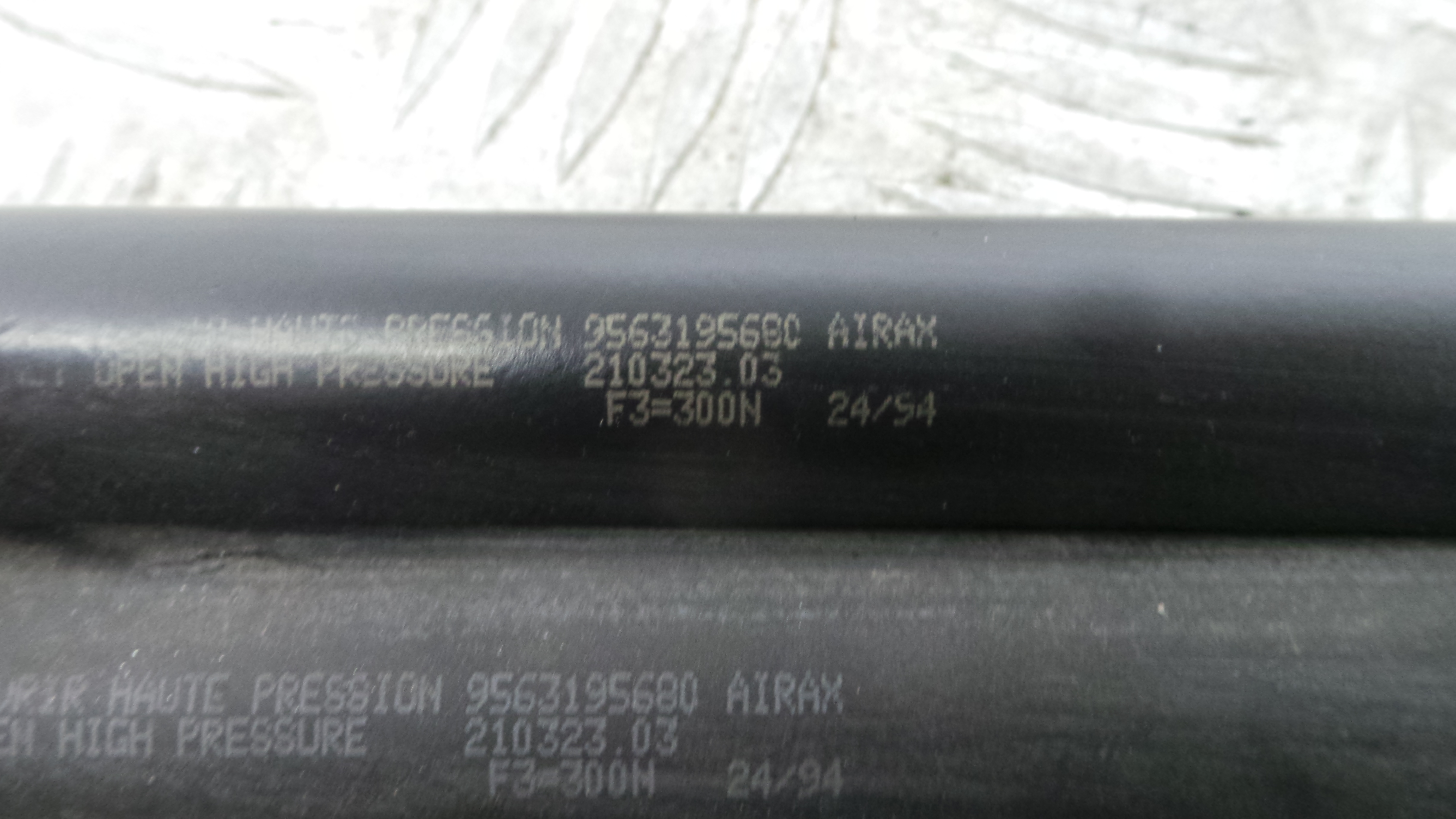 Amortecedor da Mala 9563195680 - CITROËN AX (ZA-_)-36905100