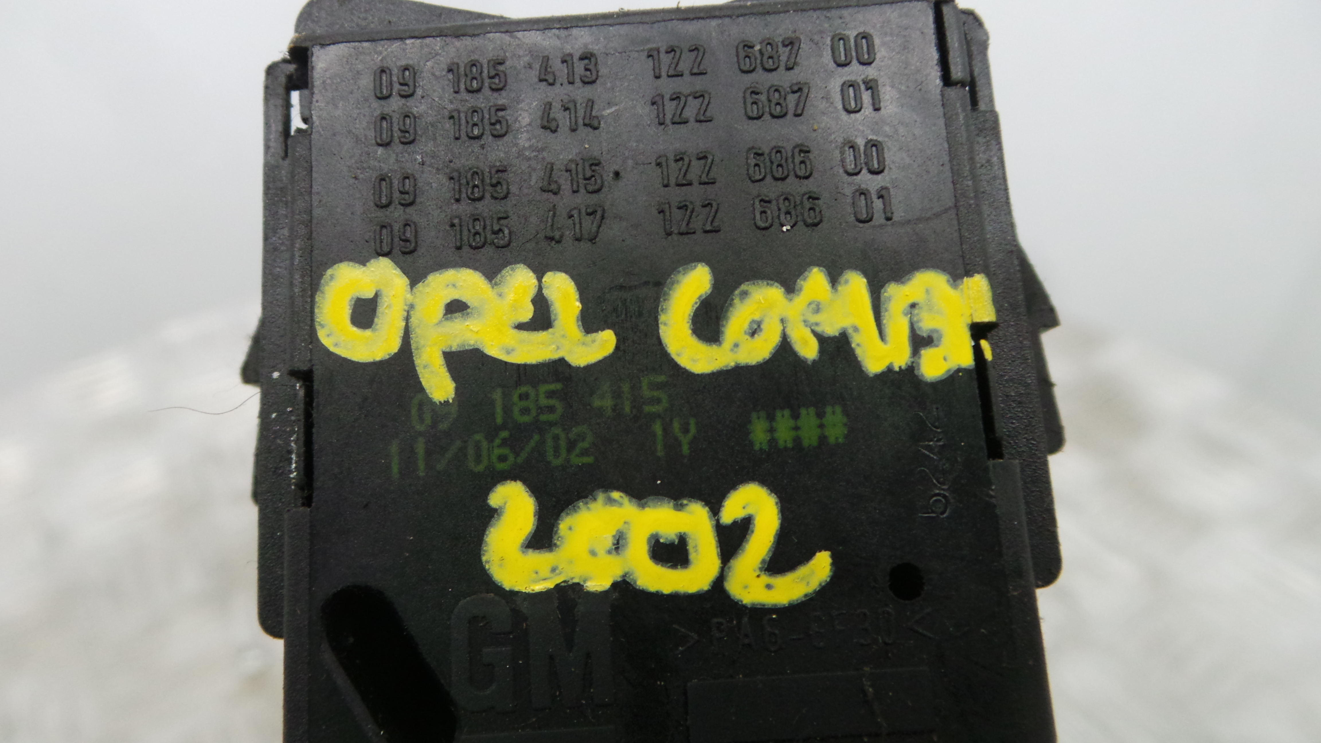 Comando de Limpa Para Brisas 09185415 - OPEL COMBO Caixa/monovolume-36908475