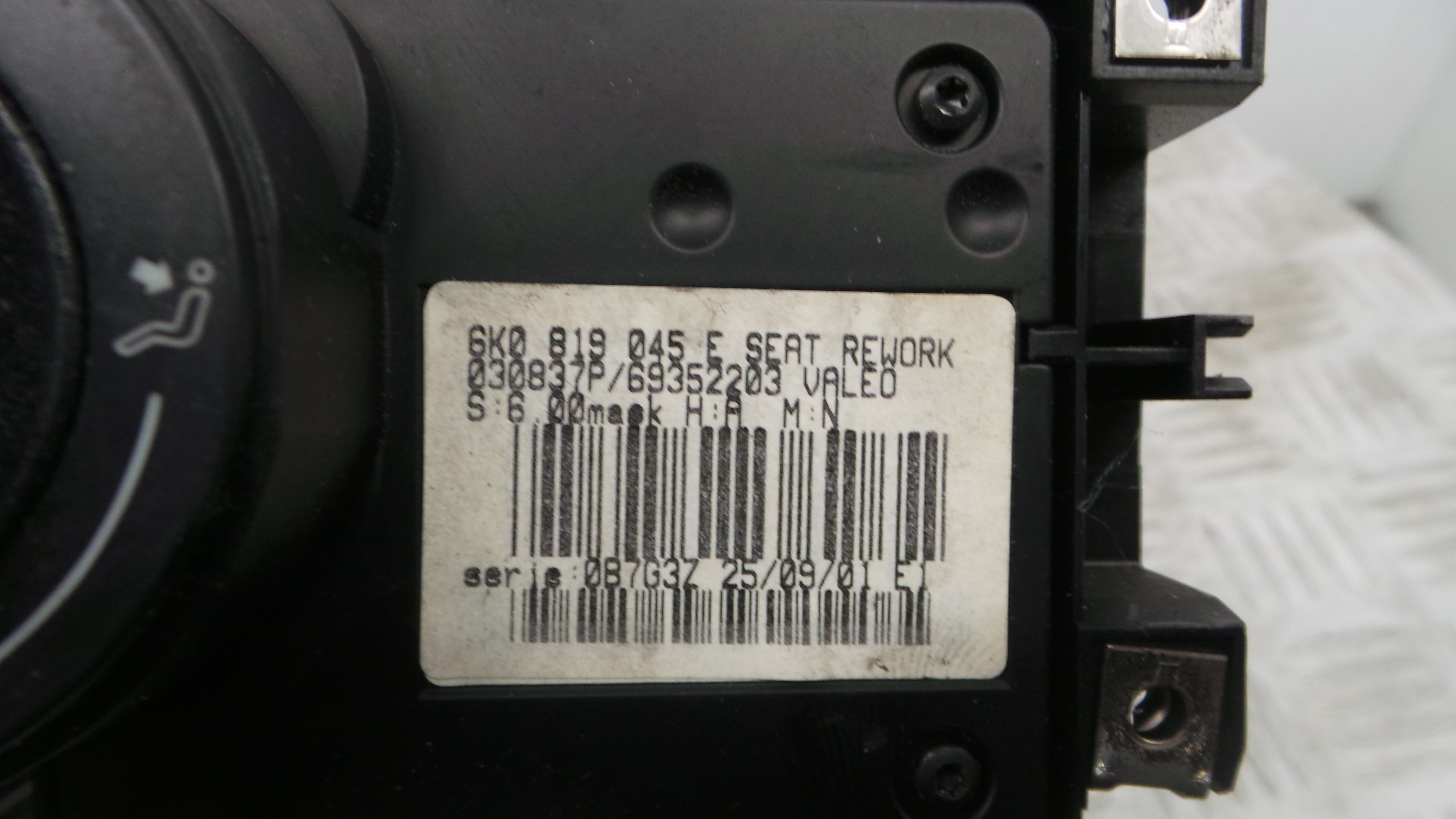 Comando da Sofagem / Climatronic 6K0819045E - SEAT IBIZA II (6K1), IBIZA Mk II (6K1)-36908857