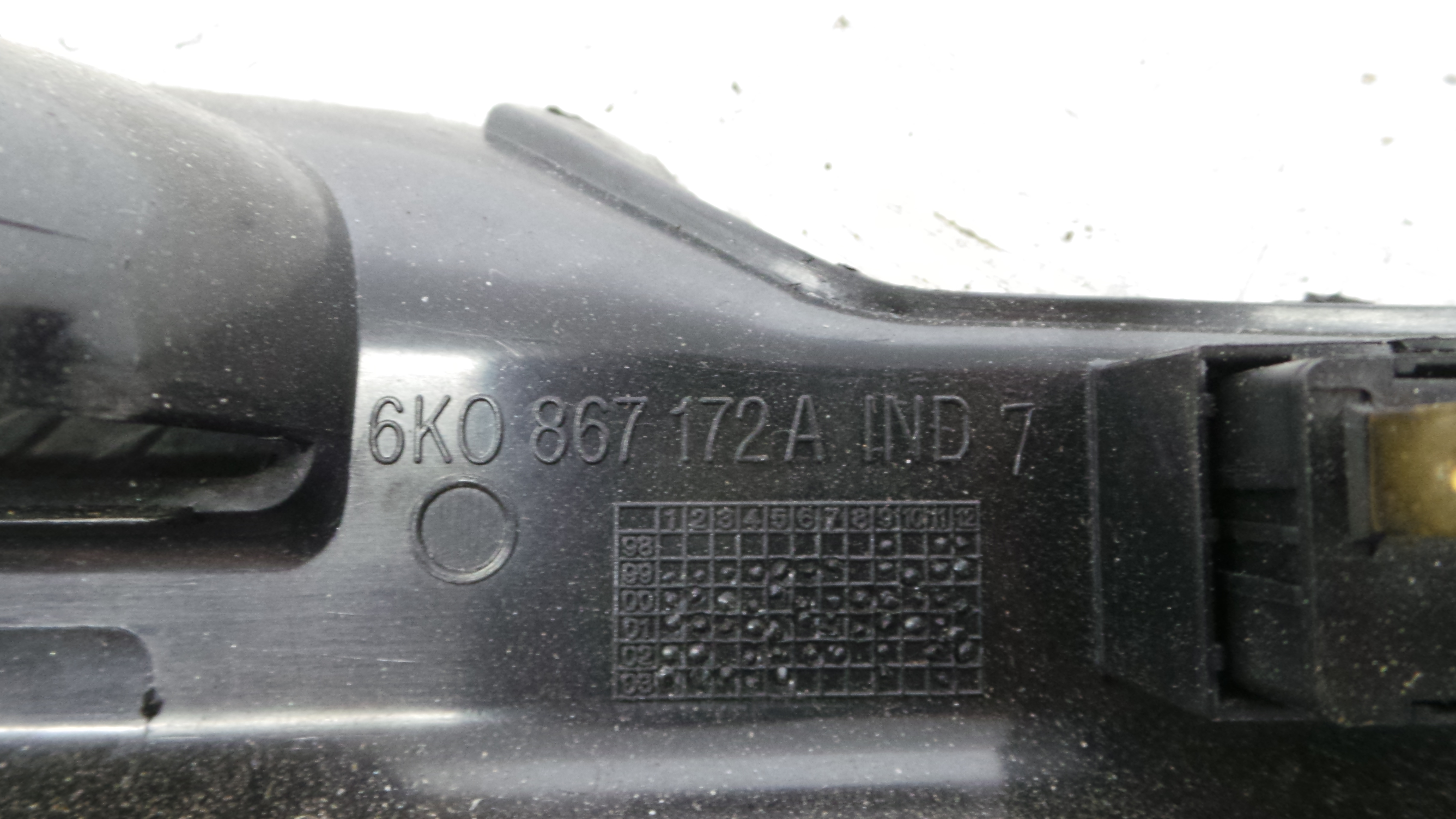 Interruptor / Comando Elevador Vidro Frente Dto  6K0867172A - SEAT IBIZA II (6K1), IBIZA Mk II (6K1)-36909156