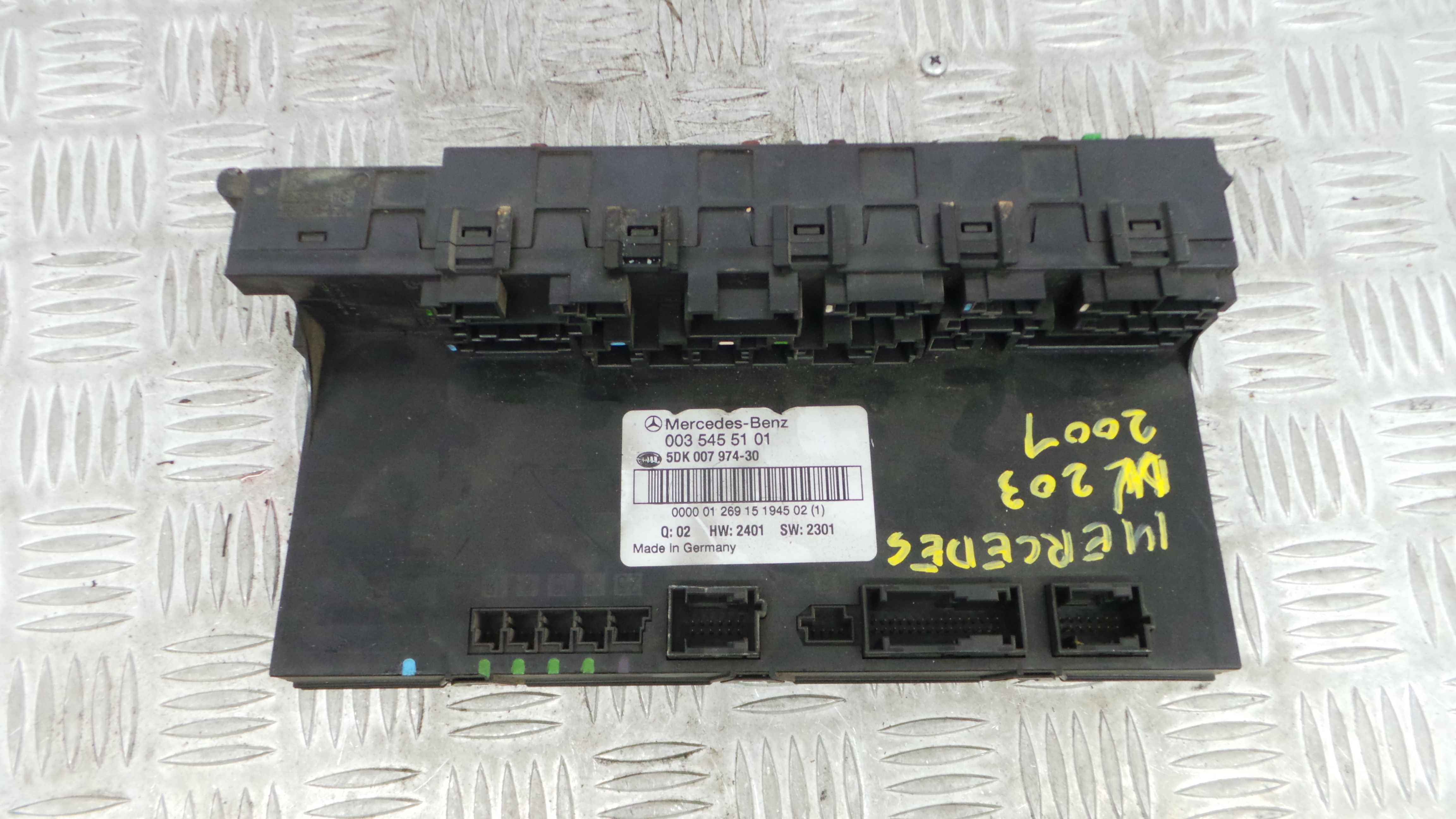 Caixa dos Fusíveis / BSI / UCH / SAM 0035455101 - MERCEDES-BENZ C-CLASS (W203)-36911821