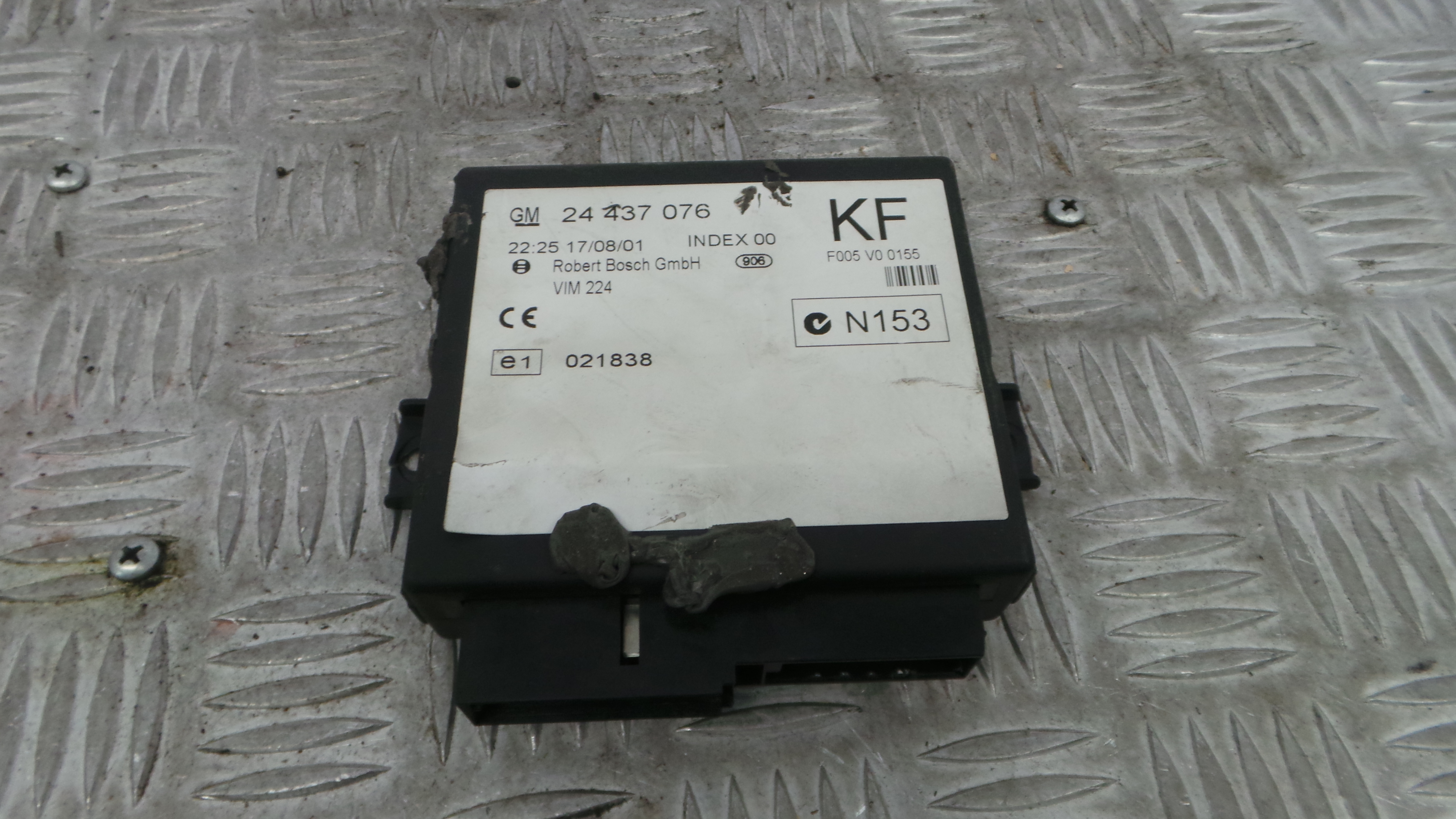 Centralina do Fecho Central 24437076 - OPEL ASTRA G Combi (T98)-36911833 Centralina do Fecho Central 24437076 - OPEL ASTRA G Combi (T98)-36911833