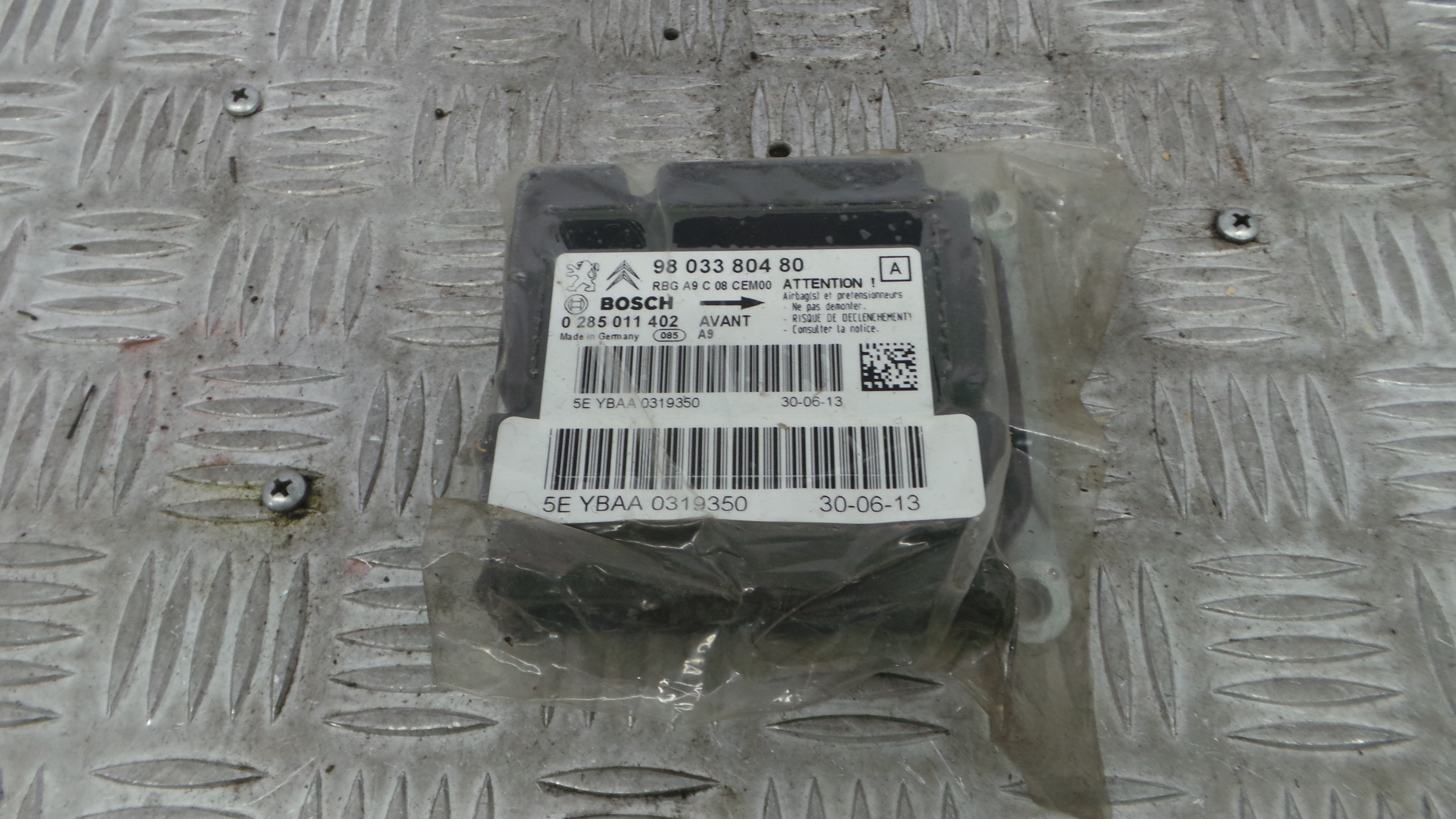 Centralina de Airbags 9803380480 - PEUGEOT 208 I (CA_, CC_)-36911842