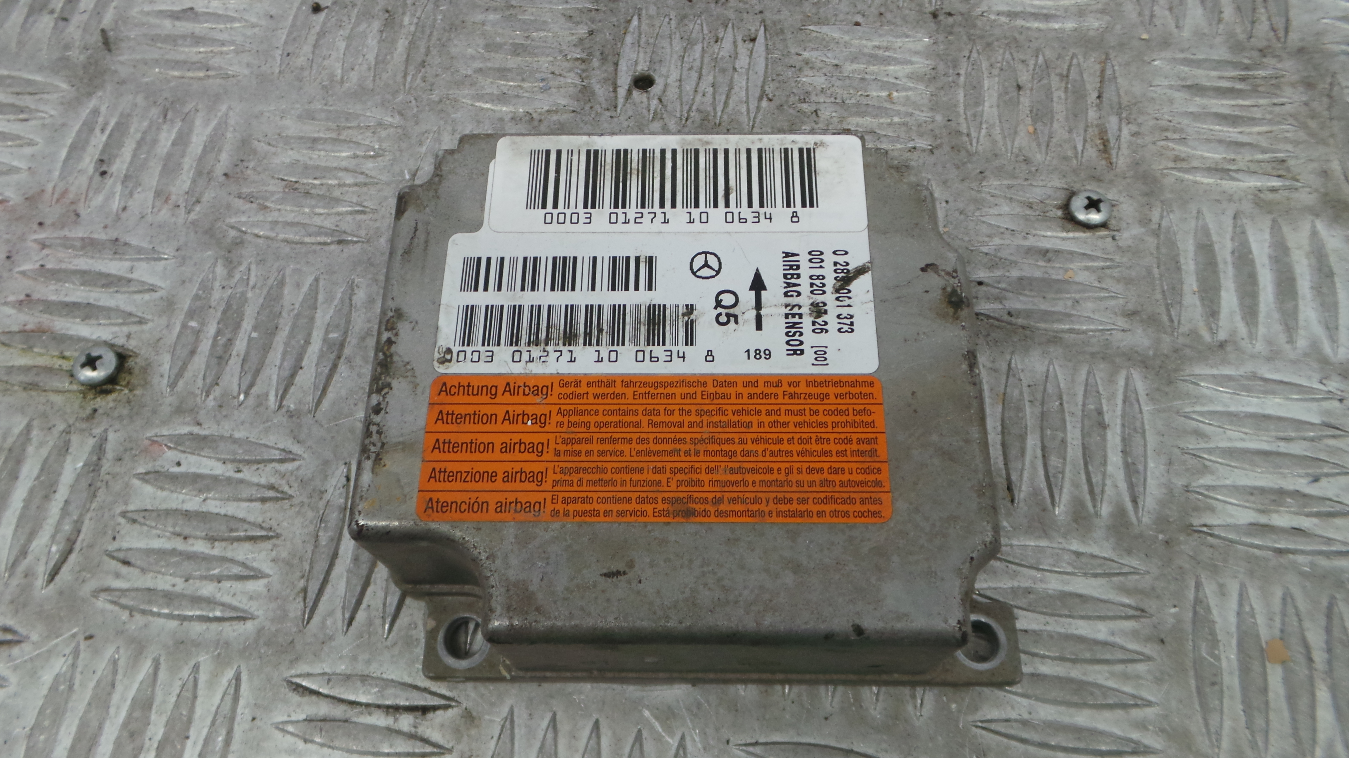 Centralina de Airbags 0285001373 - MERCEDES-BENZ C-CLASS (W203)-36911854