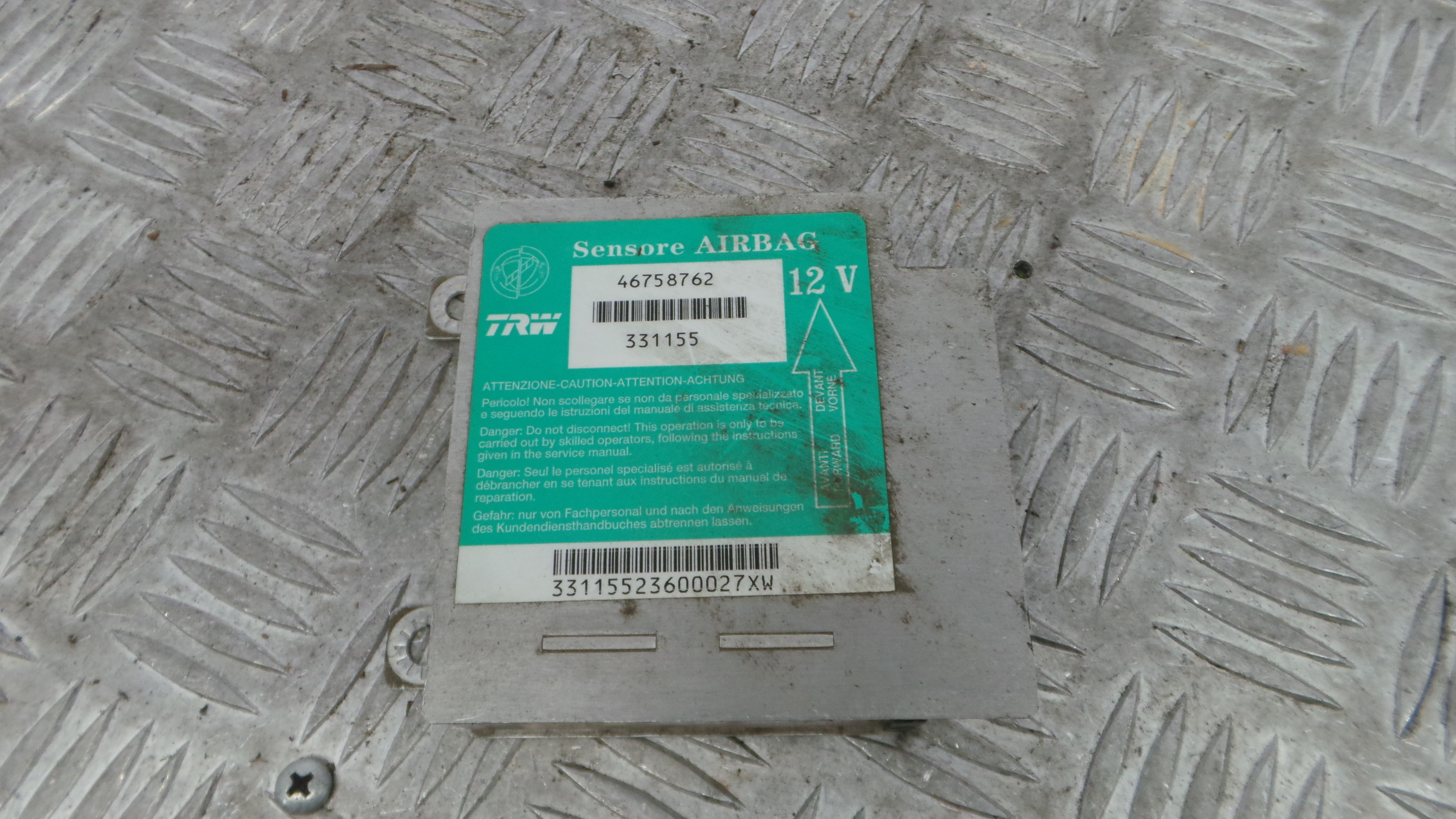 Centralina de Airbags 46758762 - FIAT PUNTO (188_)-36911860