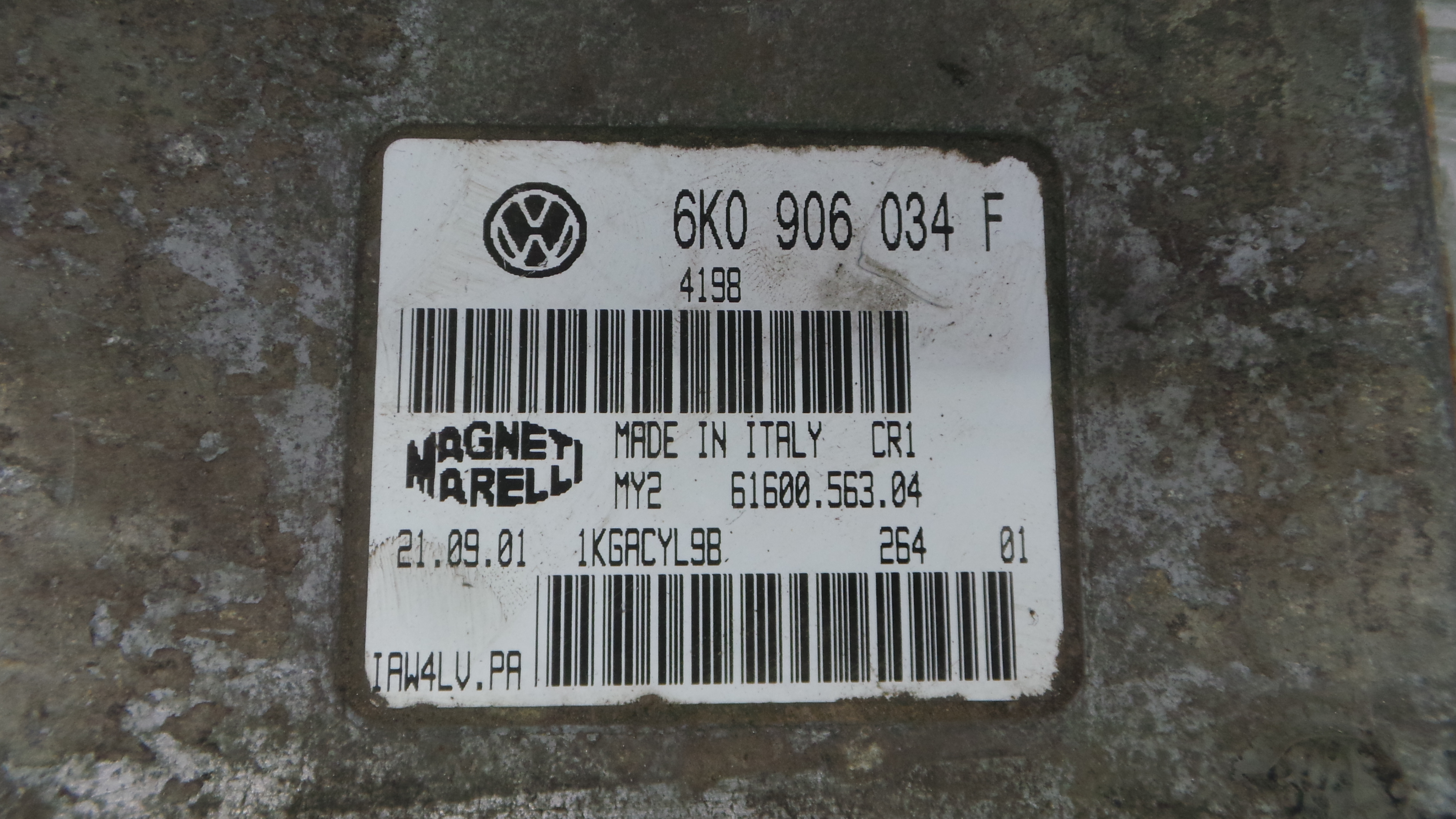 Centralina do Motor 6K0906034F - SEAT IBIZA II (6K1), IBIZA Mk II (6K1)-36911914