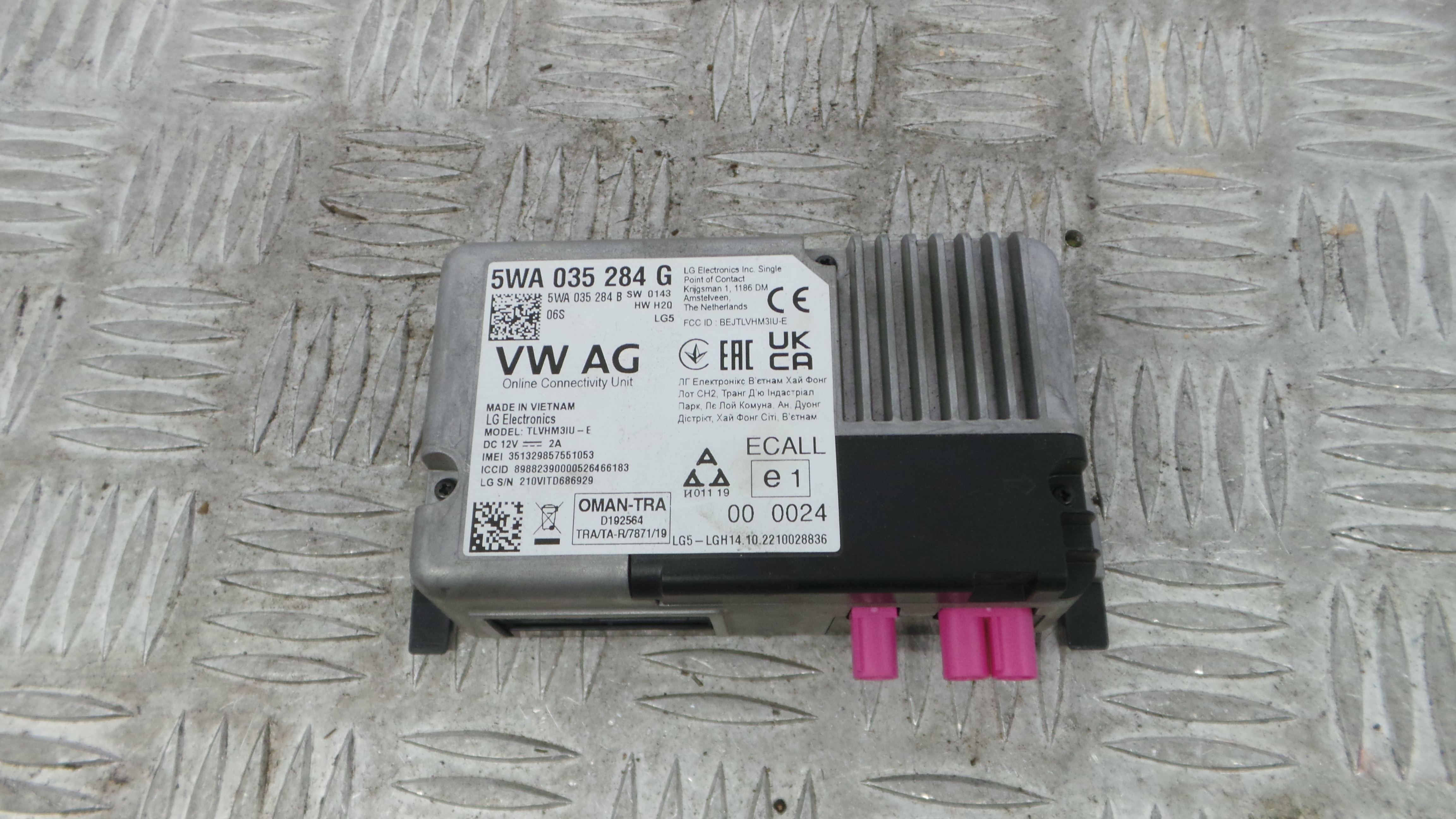 Modulo Electrónico 5WA035284G - SEAT IBIZA Mk V (KJ1, KJG), IBIZA V (KJ1, KJG)-36912255