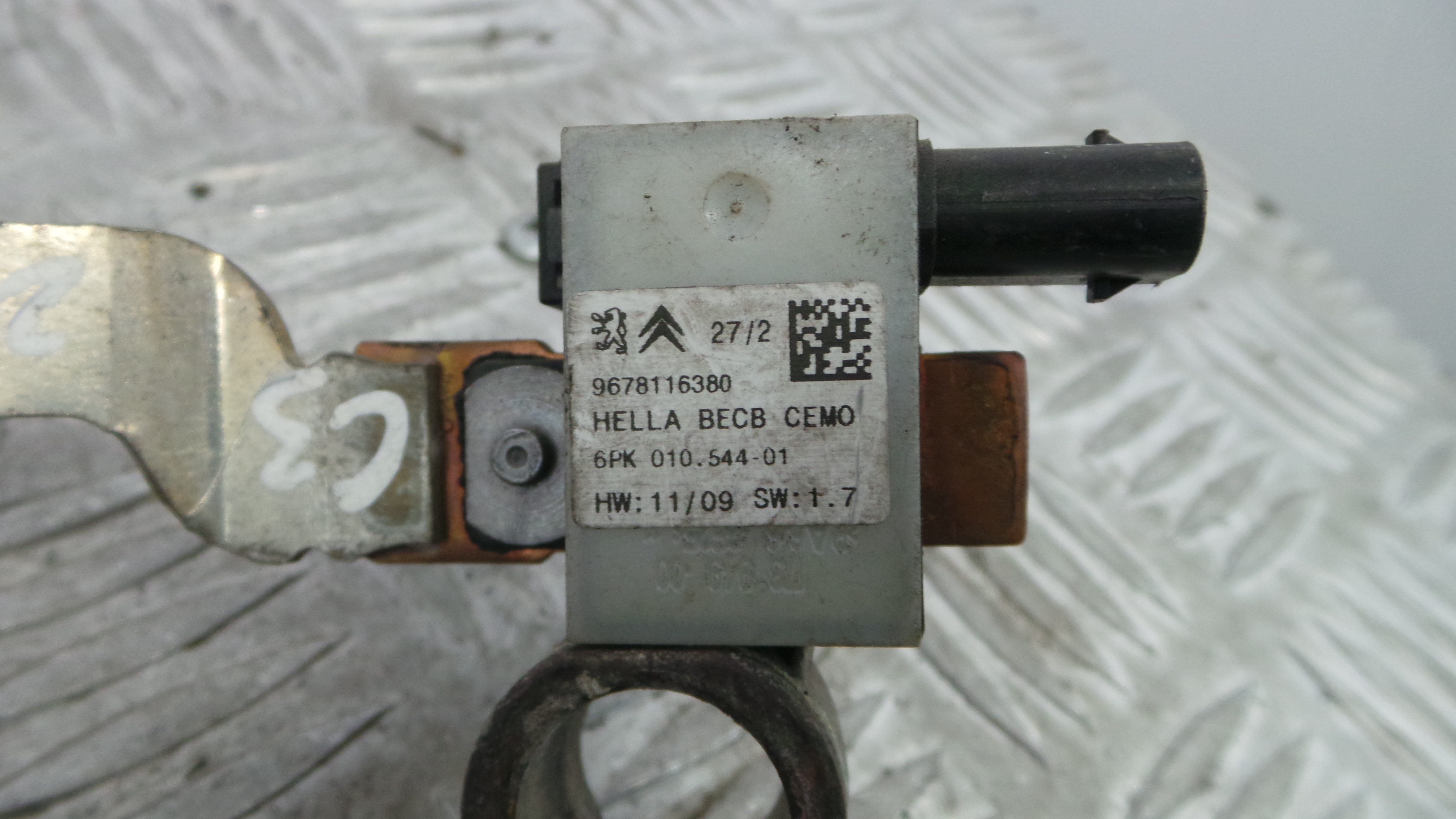 Cabos de bateria 9678116380 - CITROËN C3 II (SC_)-36912524