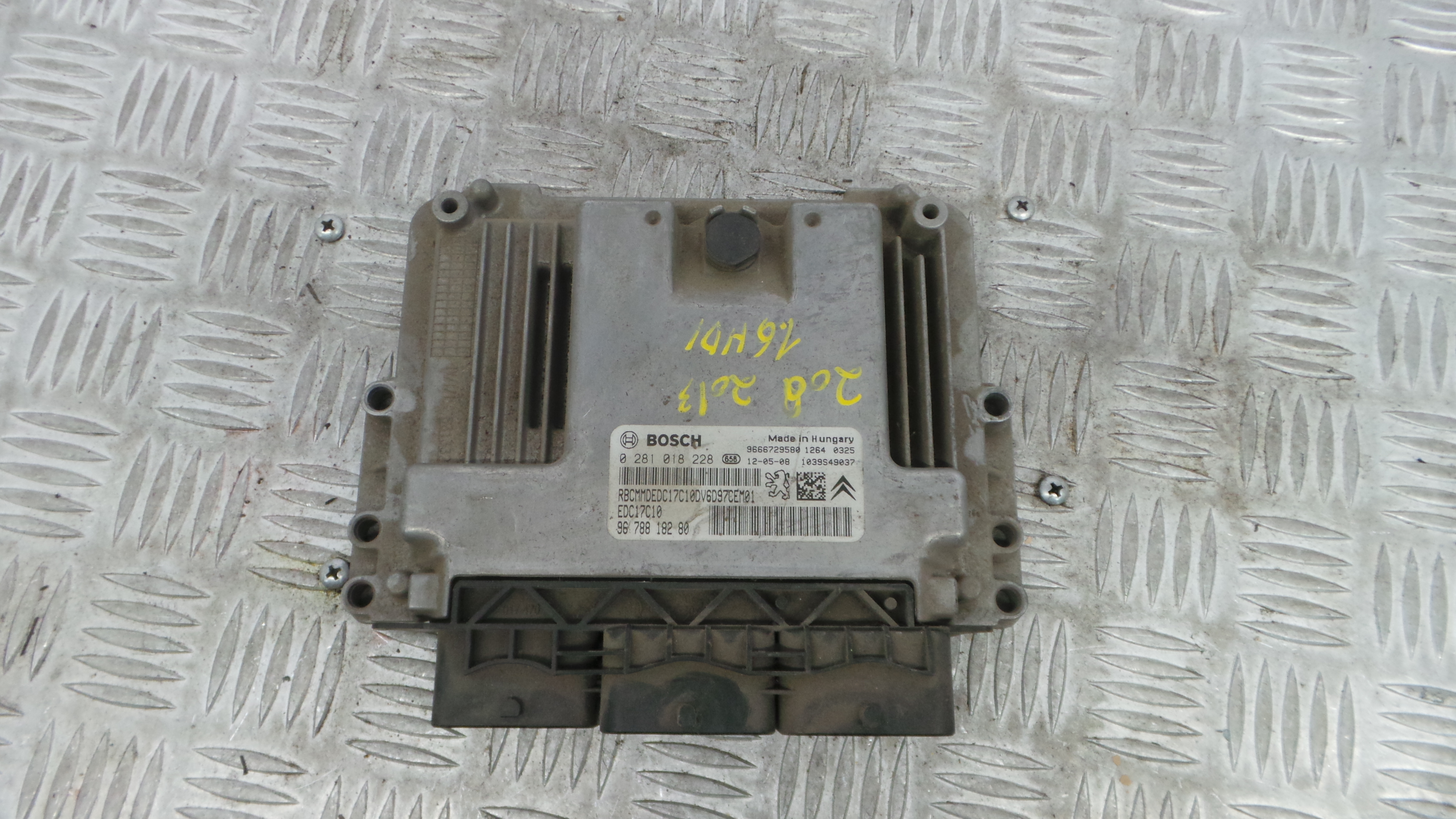 Centralina do Motor 9678818280 - PEUGEOT 208 I (CA_, CC_)-36912548