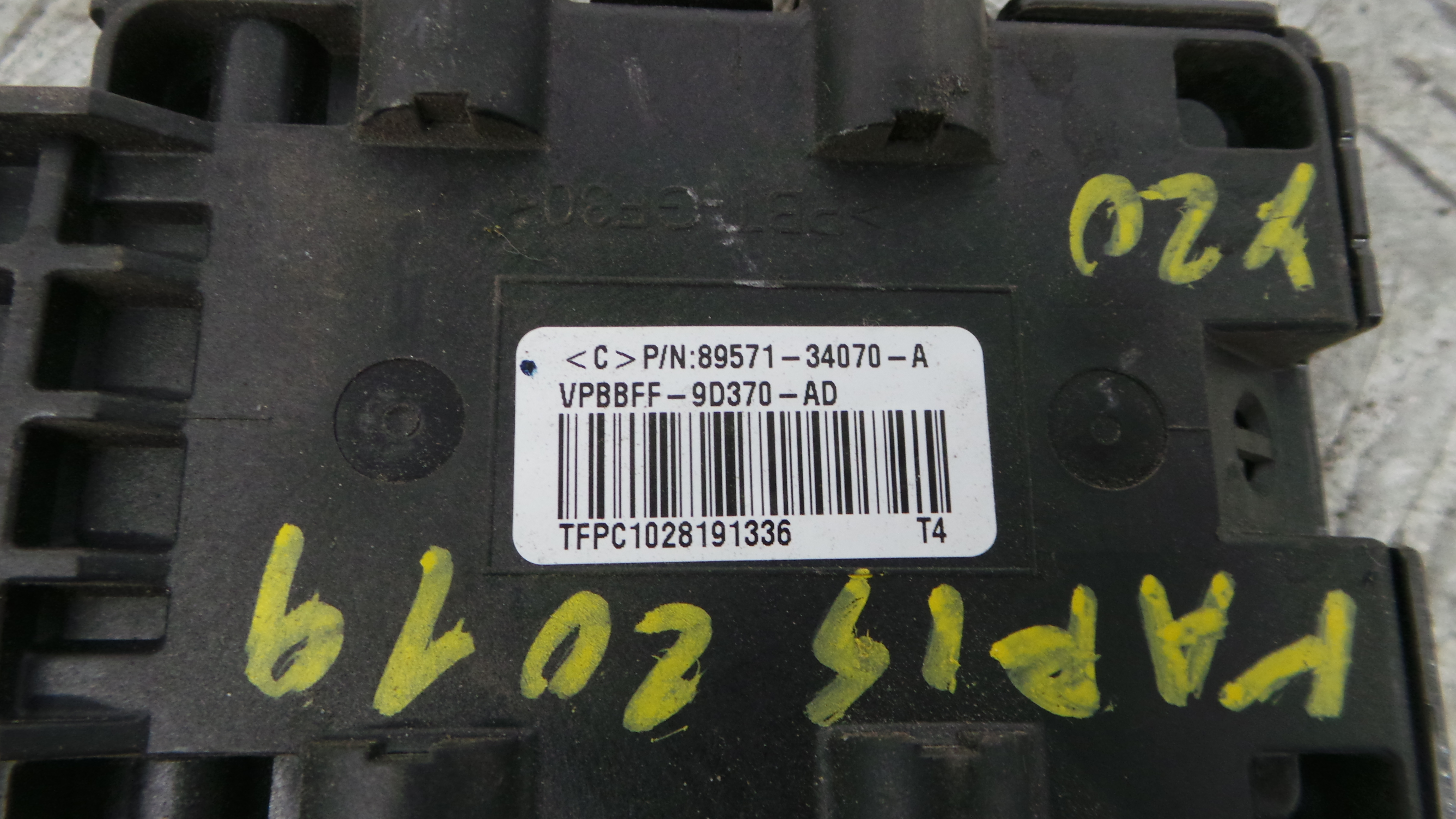 Modulo Electrónico VPBBFF-9D370-AD - TOYOTA YARIS (_P15_)-36915230