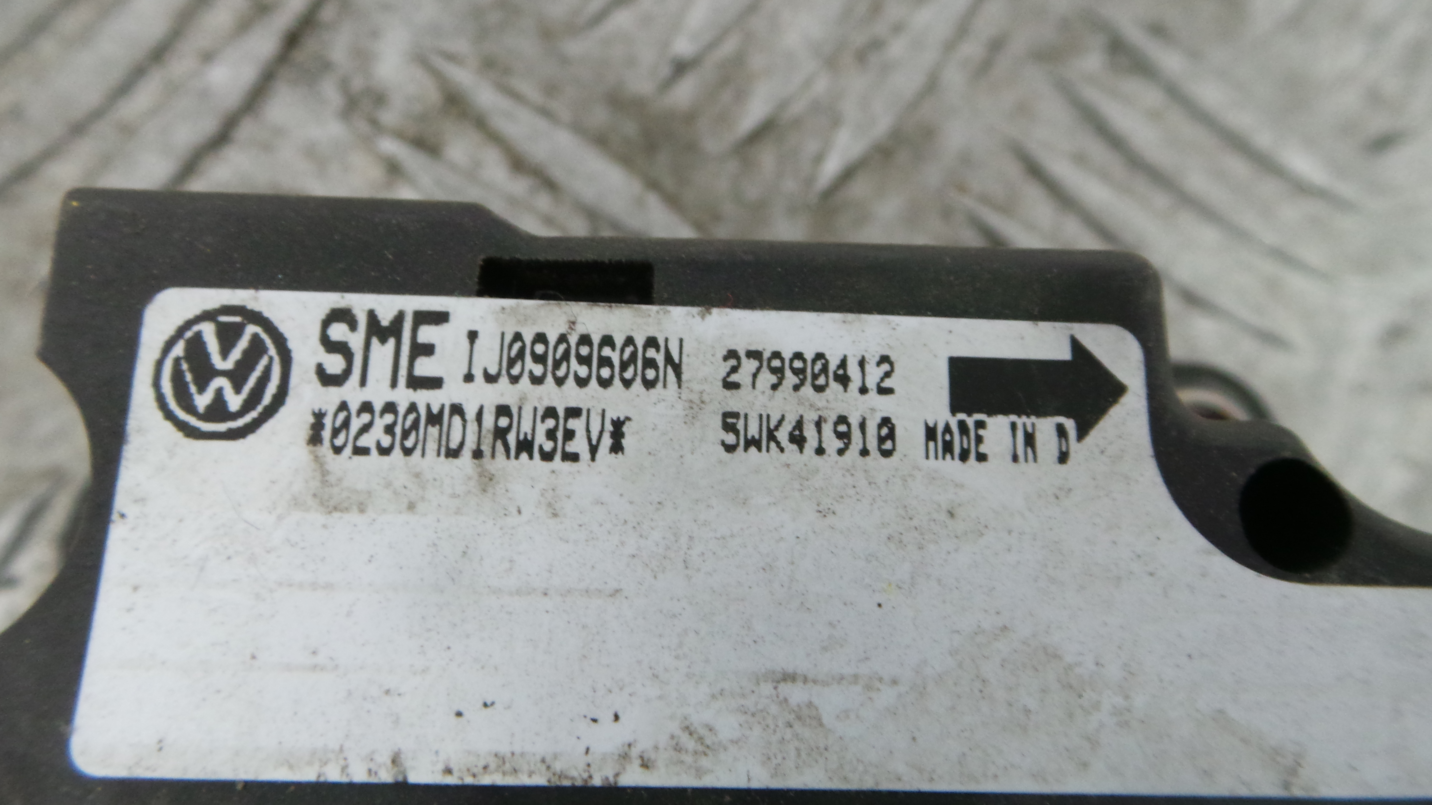 Sensor de Airbag 1J0909606N - VW PASSAT B5 Estate (3B5), PASSAT B5 Variant (3B5)-36915440