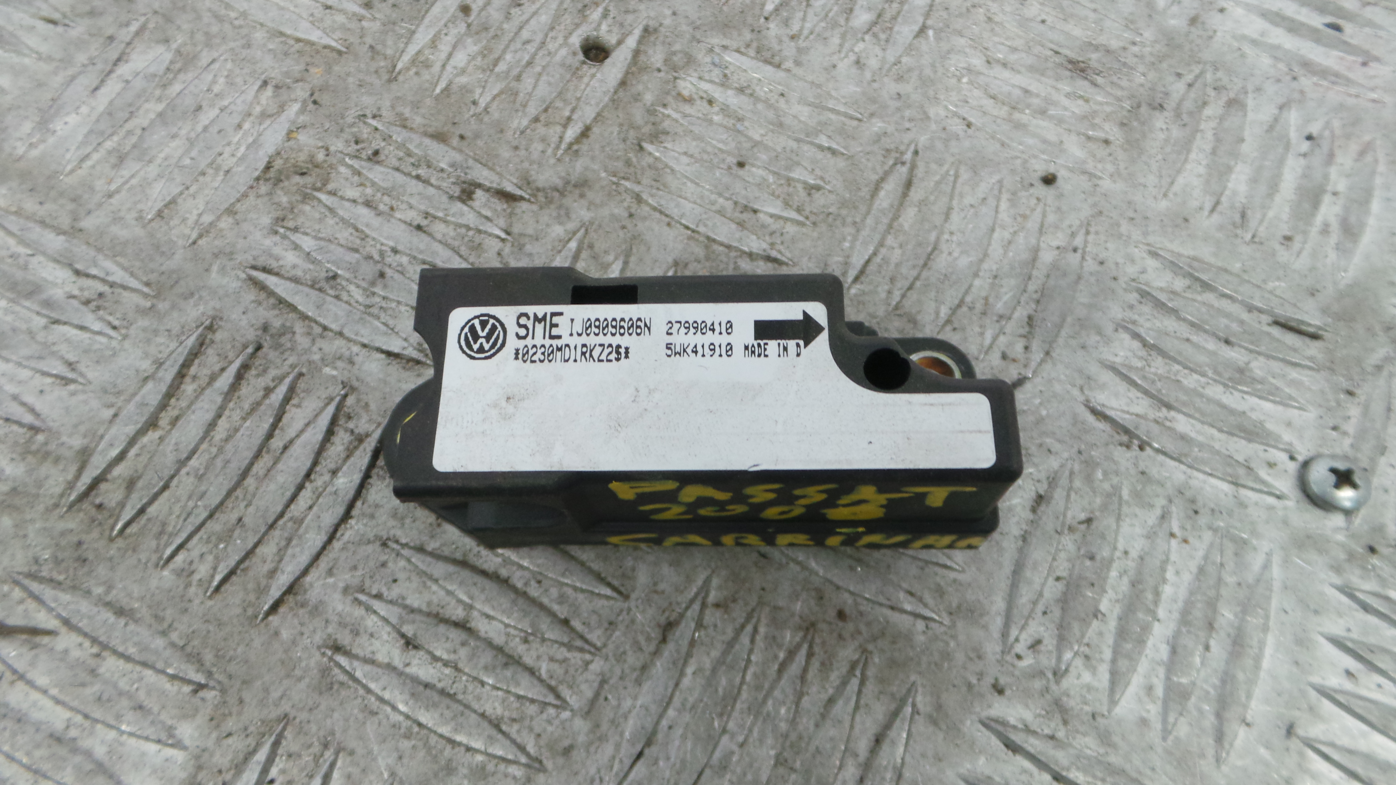 Sensor de Airbag 1J0909606N - VW PASSAT B5 Estate (3B5), PASSAT B5 Variant (3B5)-36915443