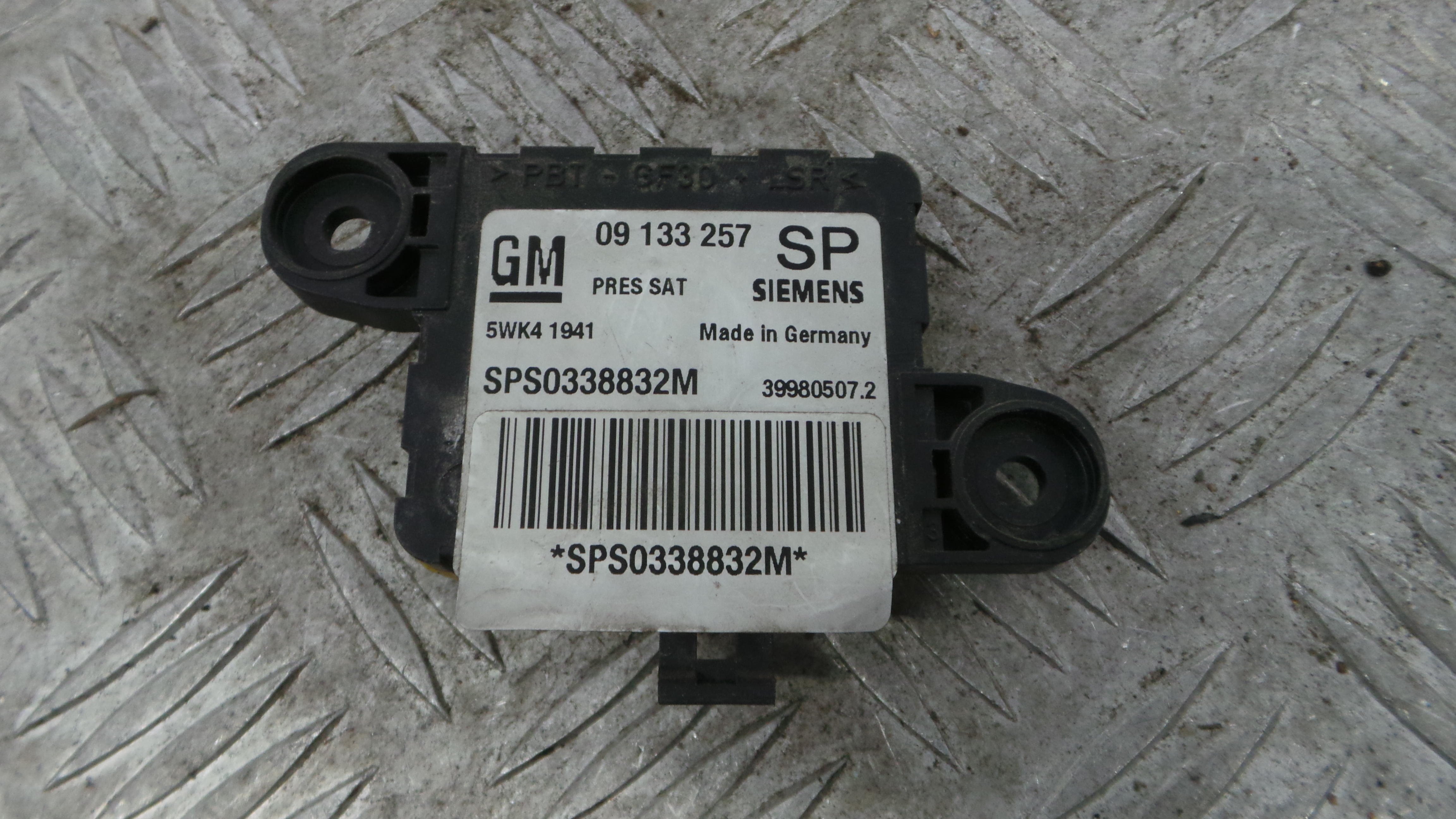Sensor de Airbag 09133257 - OPEL ASTRA G Combi (T98)-36915449