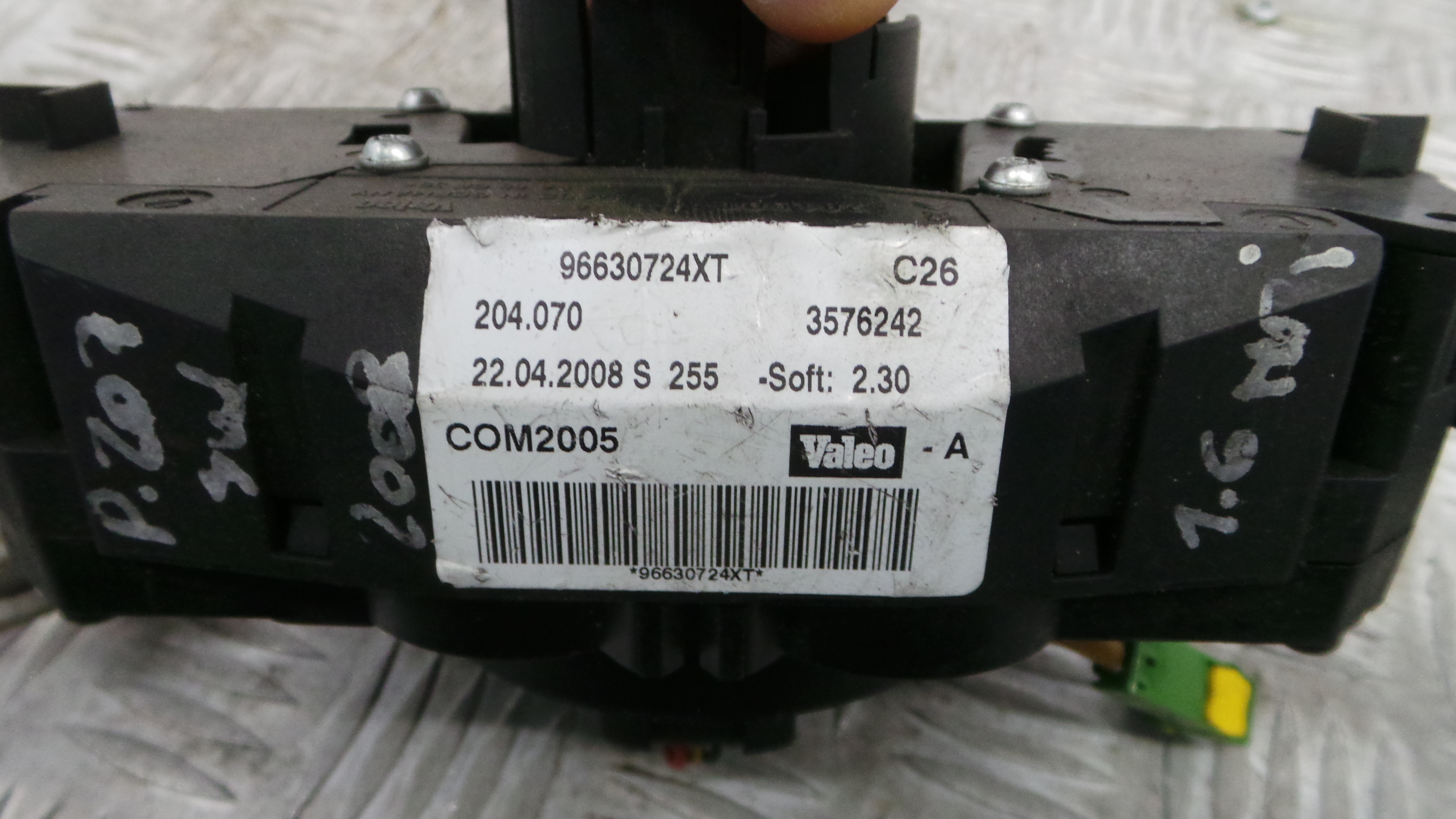 Fita de Airbags 96630724XT - PEUGEOT 207 SW (WK_)-36920378