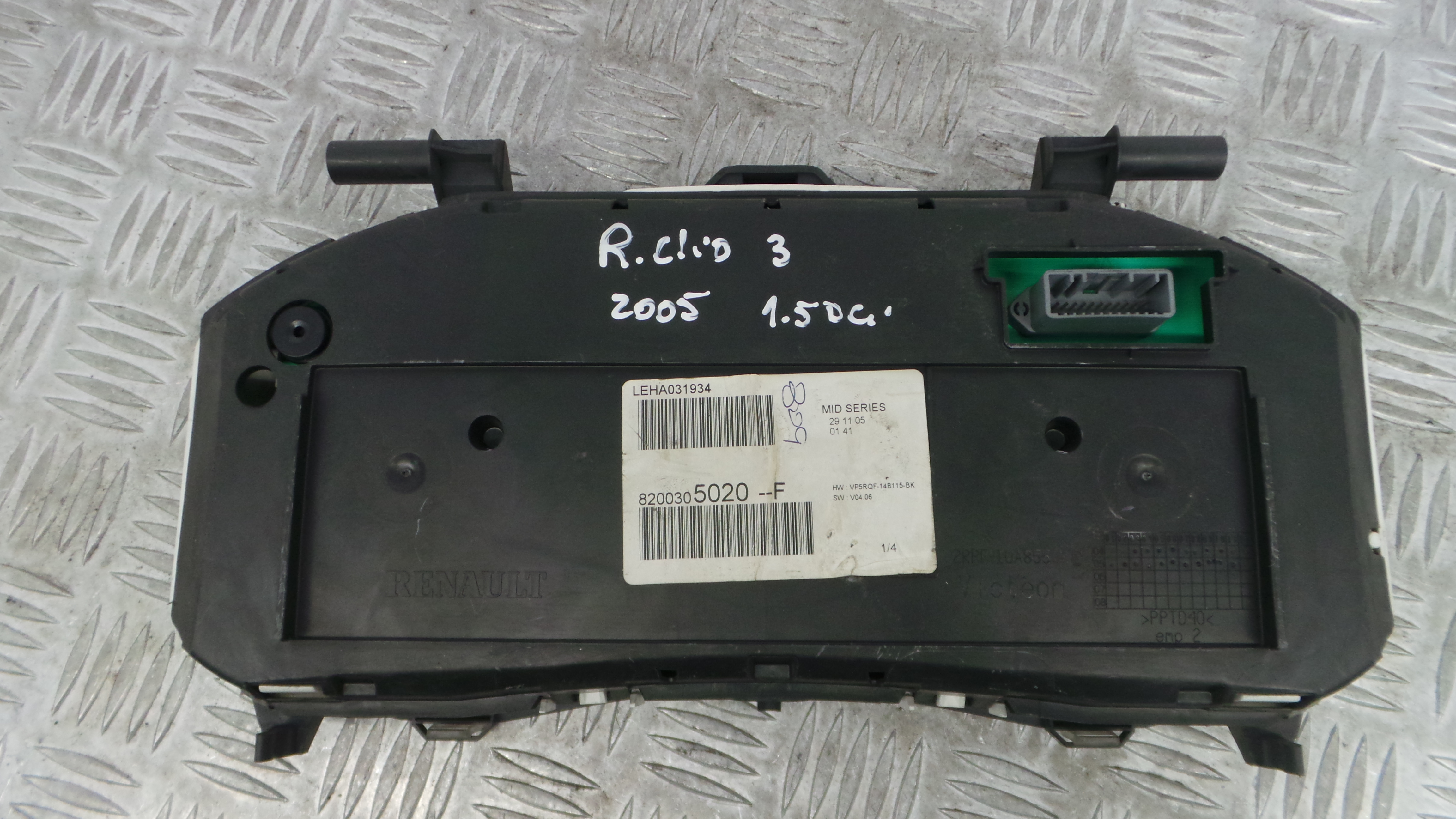 Quadrante 8200305020F - RENAULT CLIO III (BR0/1, CR0/1)-36924512