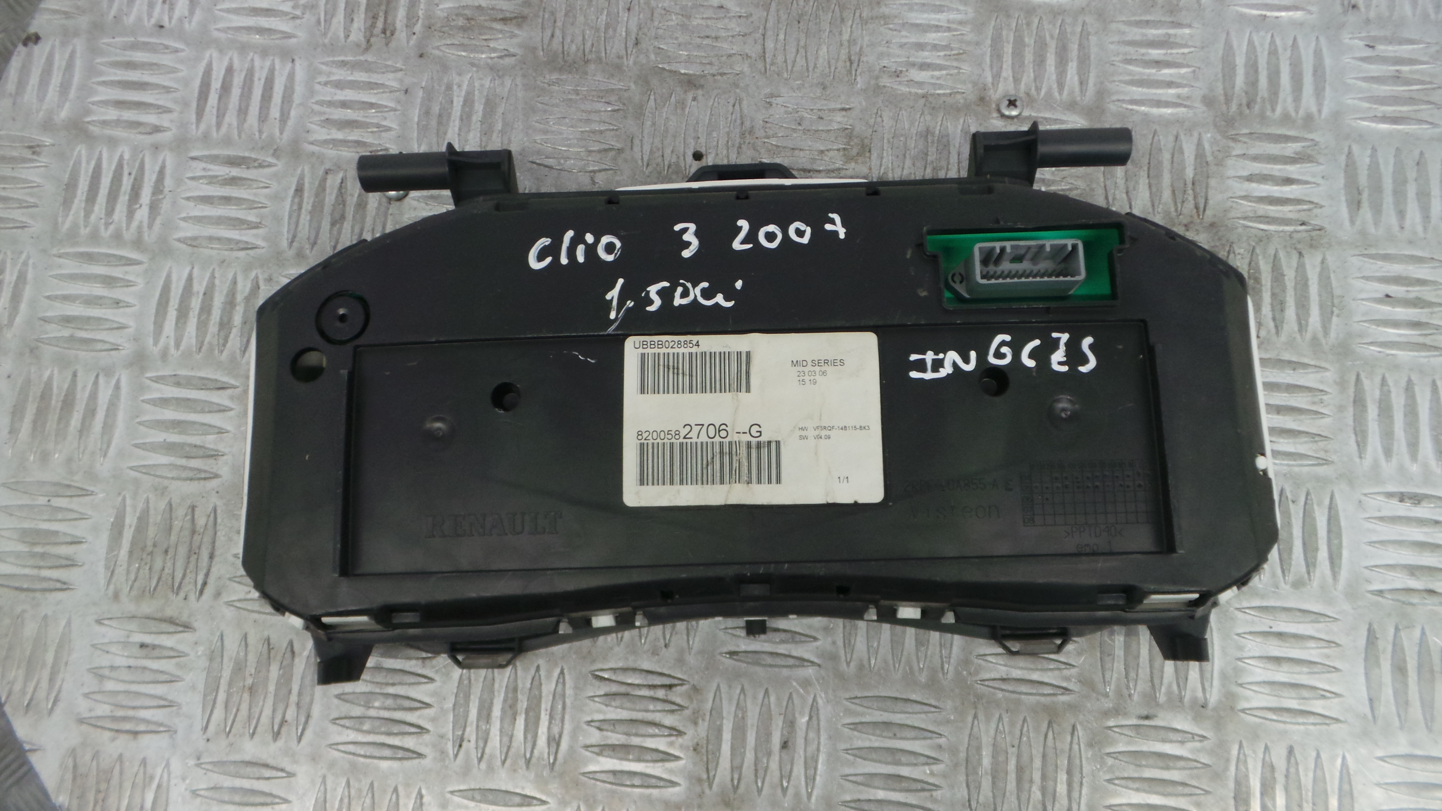 Quadrante 8200582706G - RENAULT CLIO III (BR0/1, CR0/1)-36924520