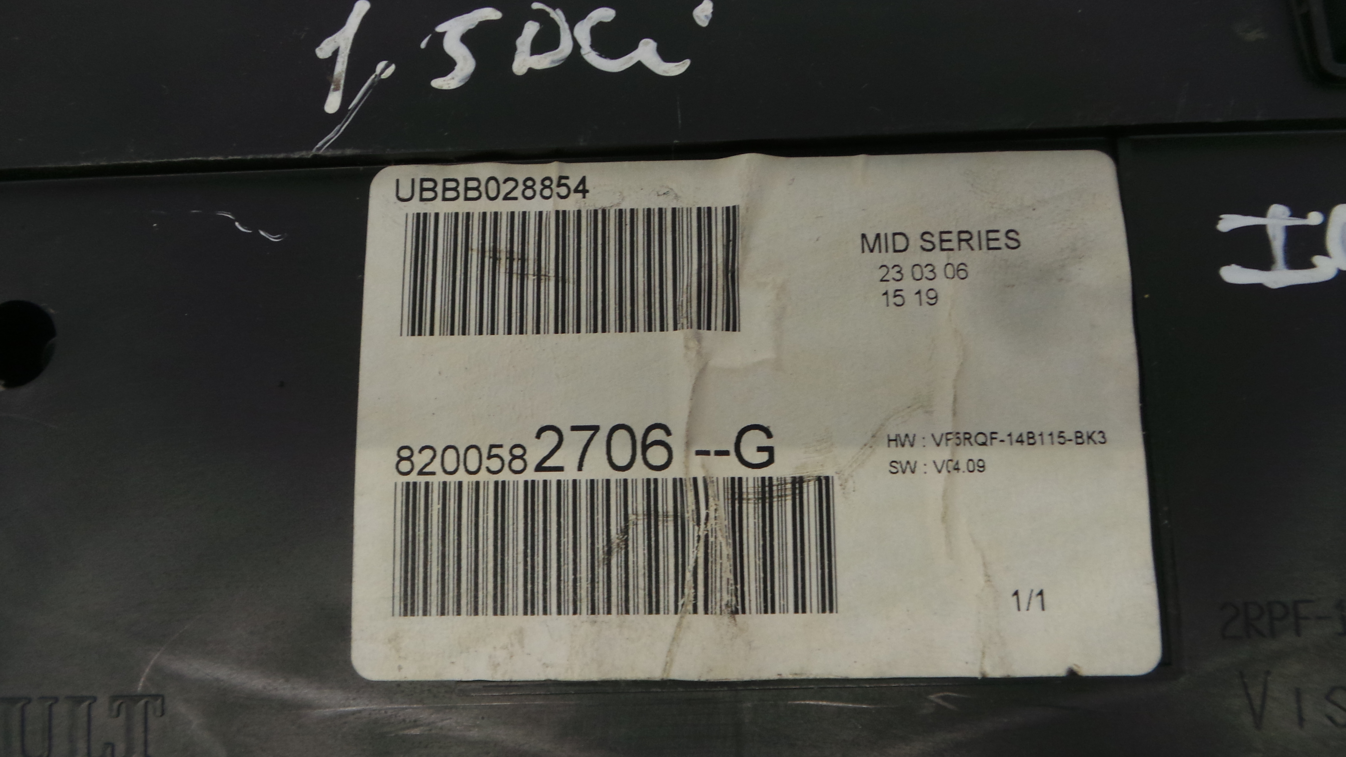 Quadrante 8200582706G - RENAULT CLIO III (BR0/1, CR0/1)-36924520