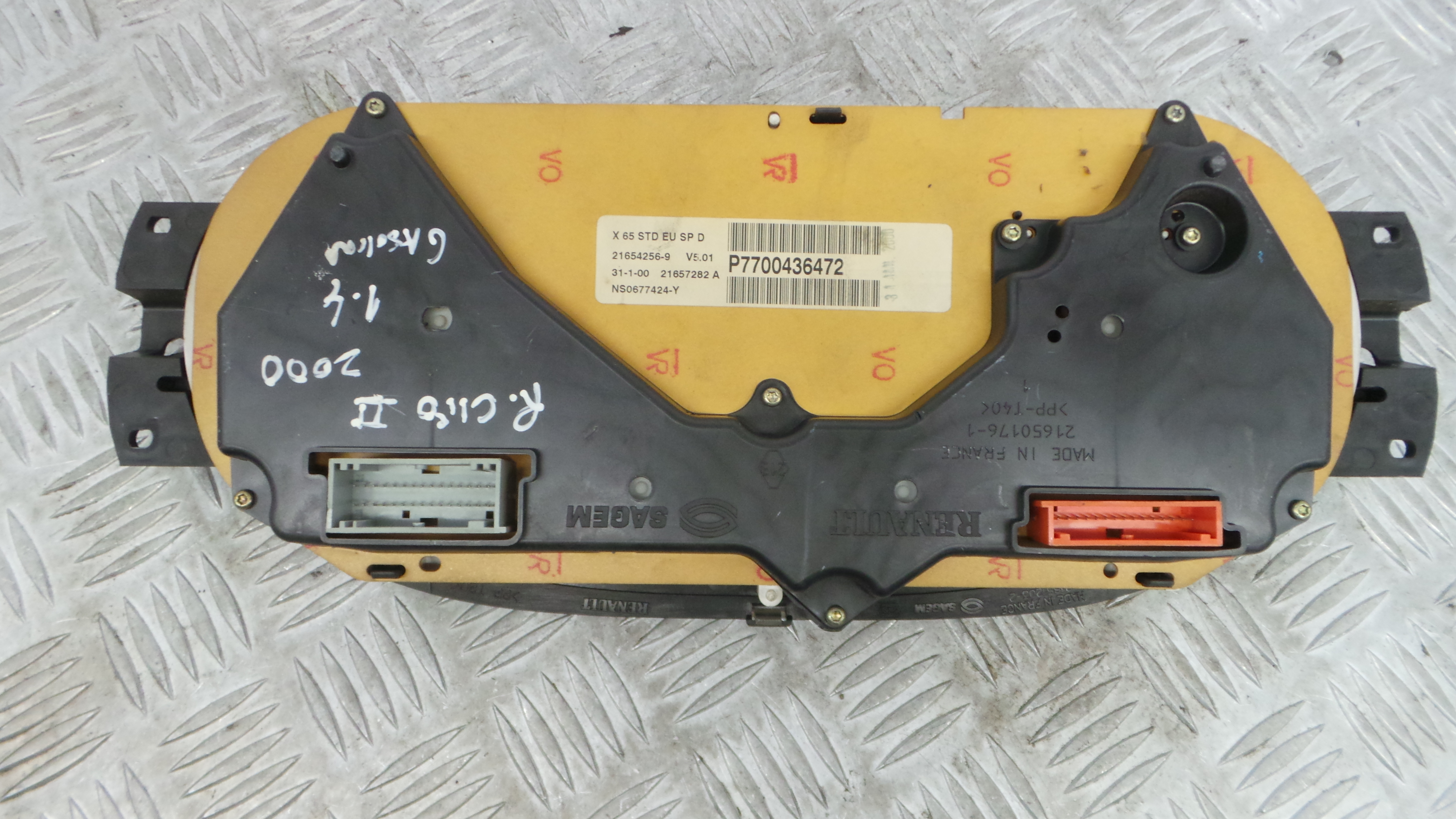 Quadrante P7700436472 - RENAULT CLIO II (BB_, CB_), CLIO Mk II (BB_, CB_)-36925207