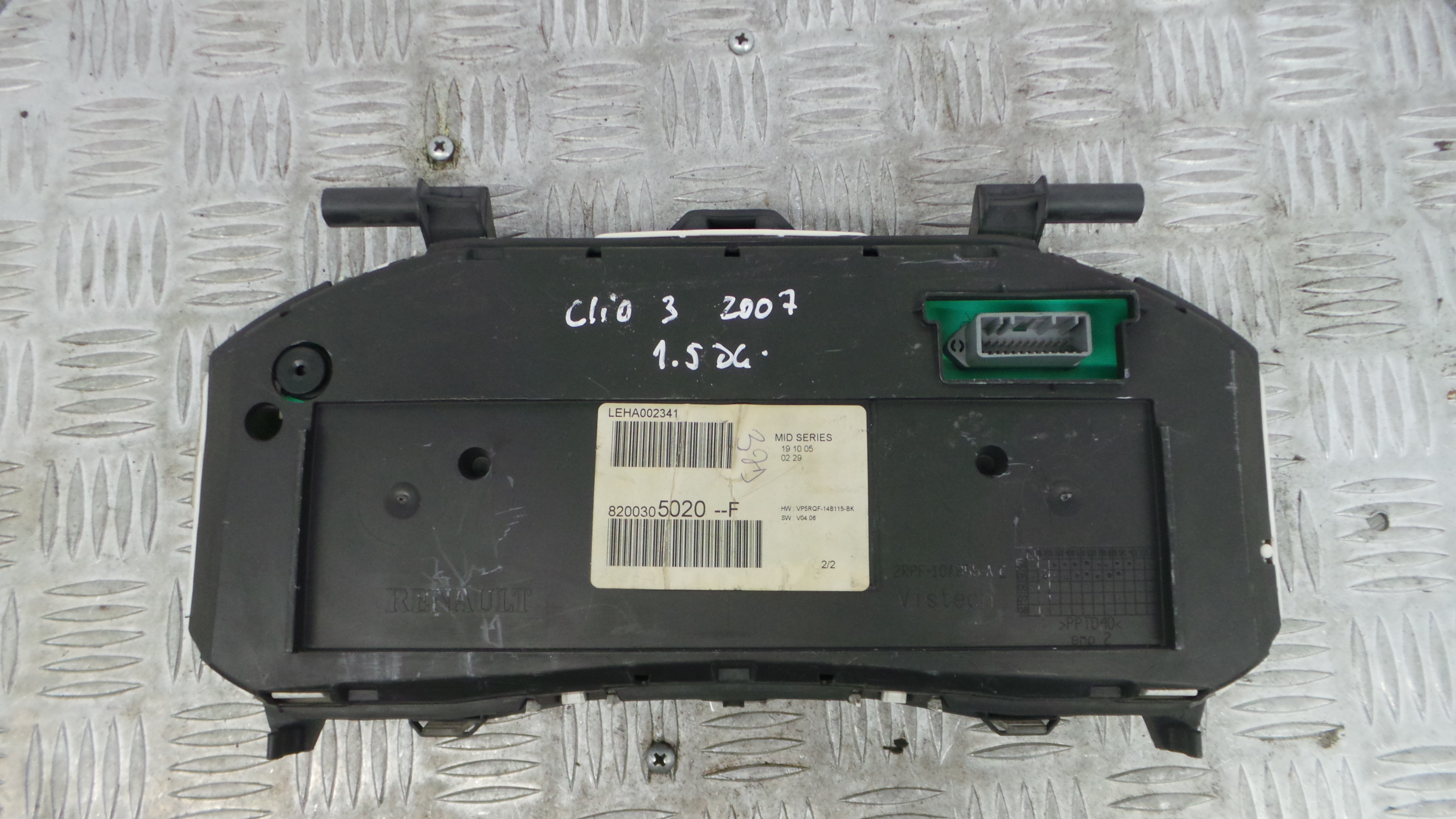 Quadrante 8200305020F - RENAULT CLIO III (BR0/1, CR0/1)-36927422