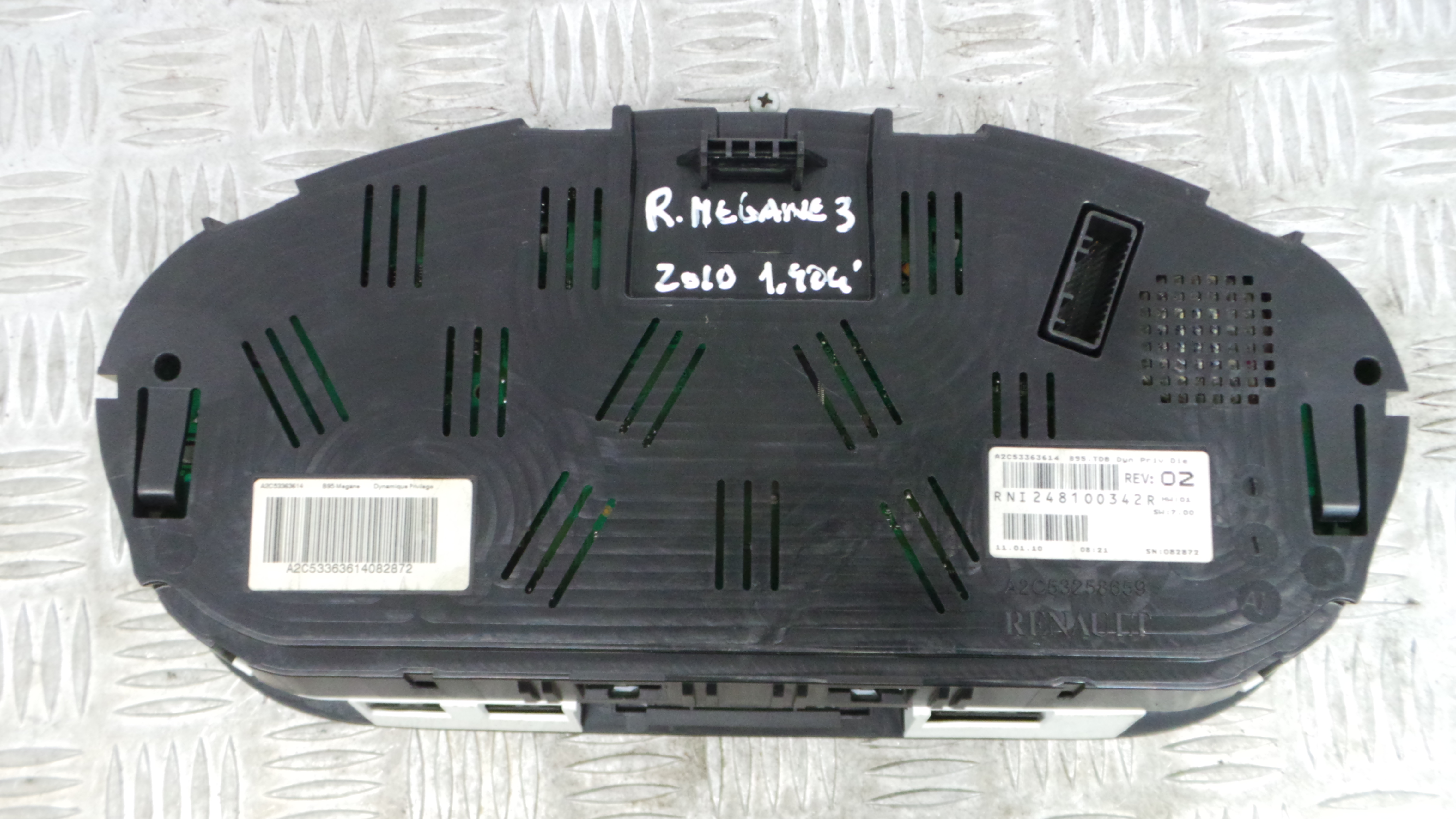 Quadrante 248100342R - RENAULT MEGANE III Hatchback (BZ0/1_, B3_)-36927470