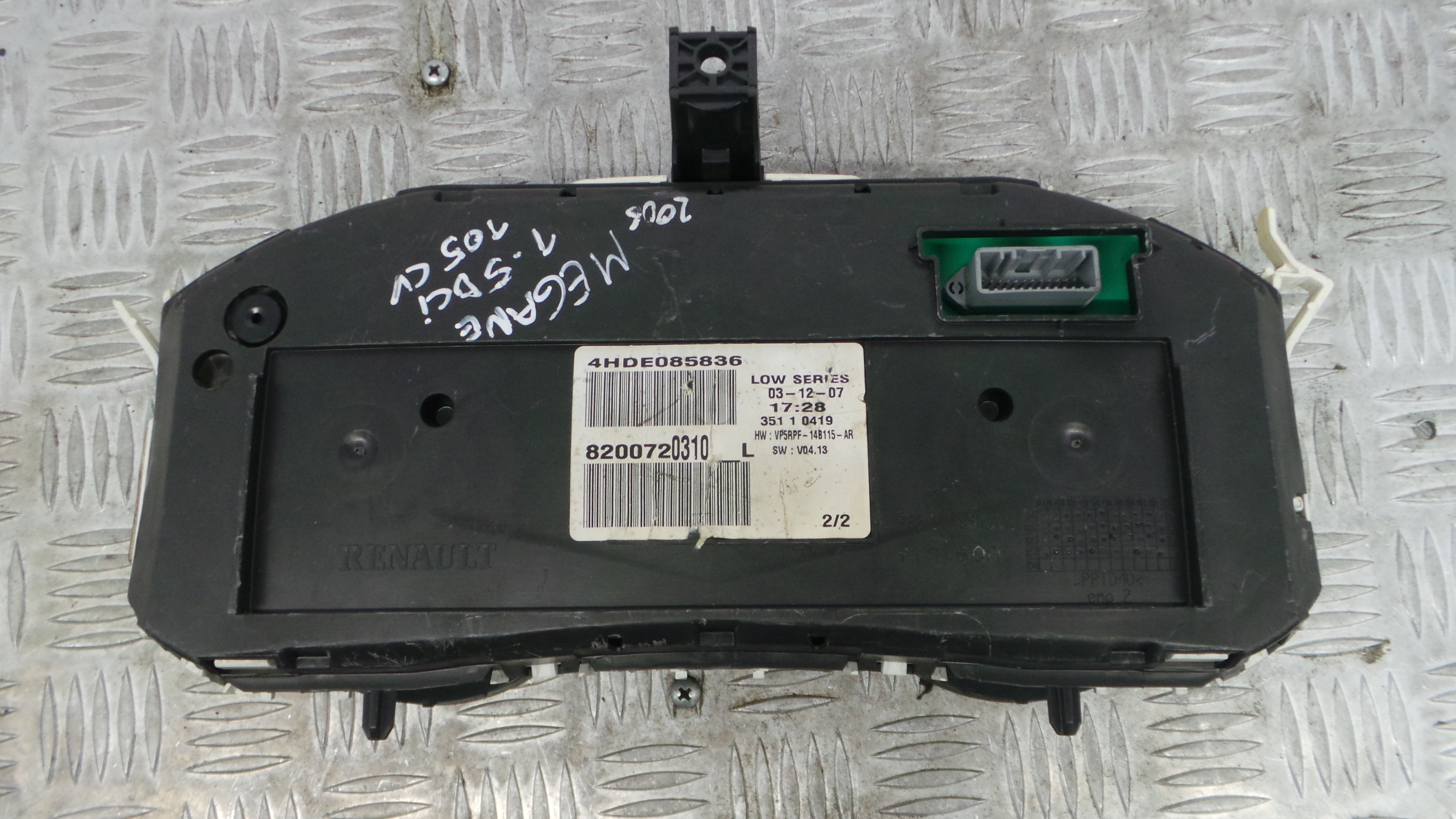 Quadrante 8200720310L - RENAULT MEGANE II (BM0/1_, CM0/1_)-36927486