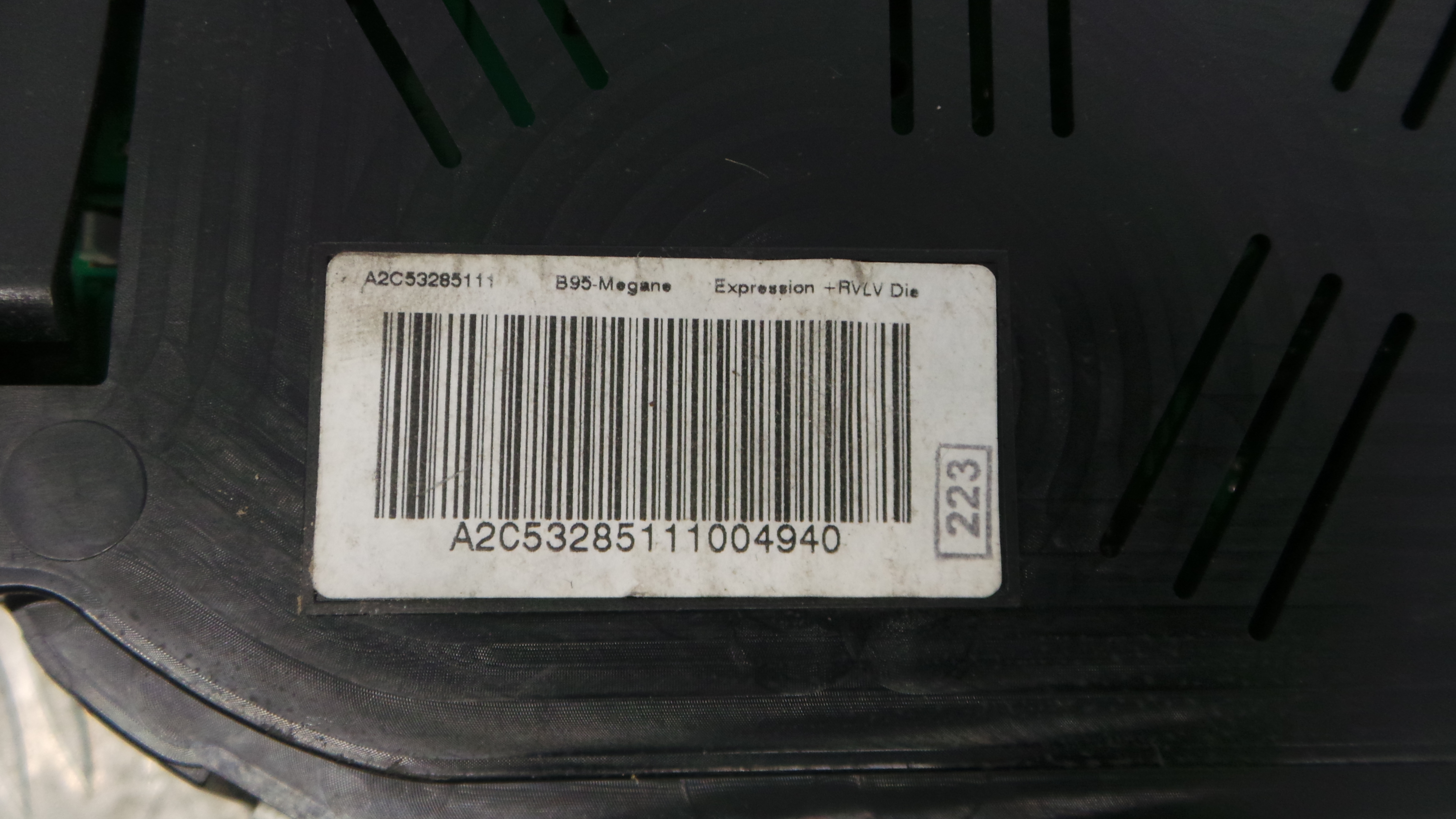 Quadrante 248104286R - RENAULT MEGANE III Hatchback (BZ0/1_, B3_)-36927530