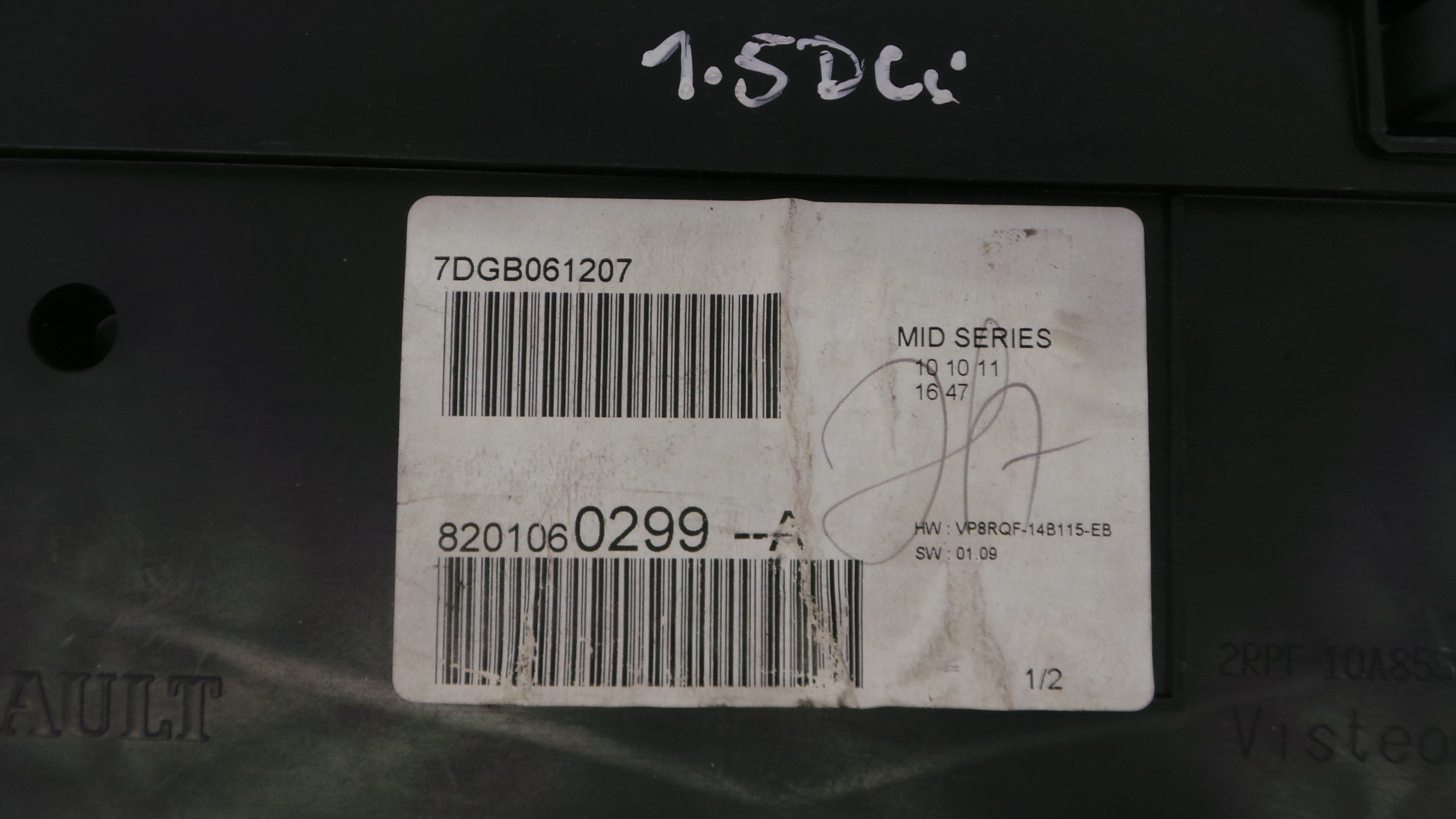 Quadrante 8201060299A - RENAULT CLIO III (BR0/1, CR0/1)-36927619