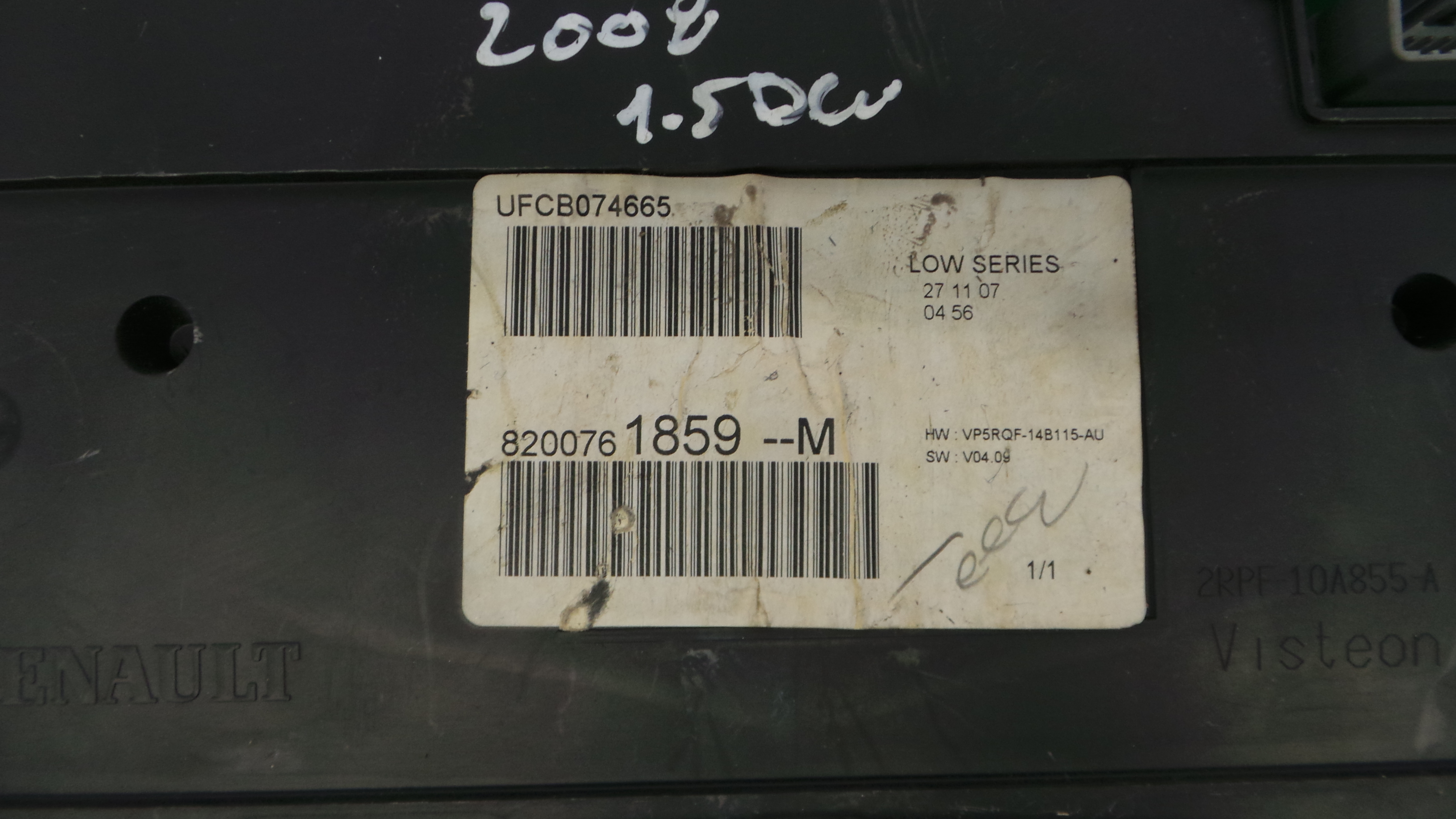 Quadrante 8200761859M - RENAULT CLIO III (BR0/1, CR0/1)-36927622