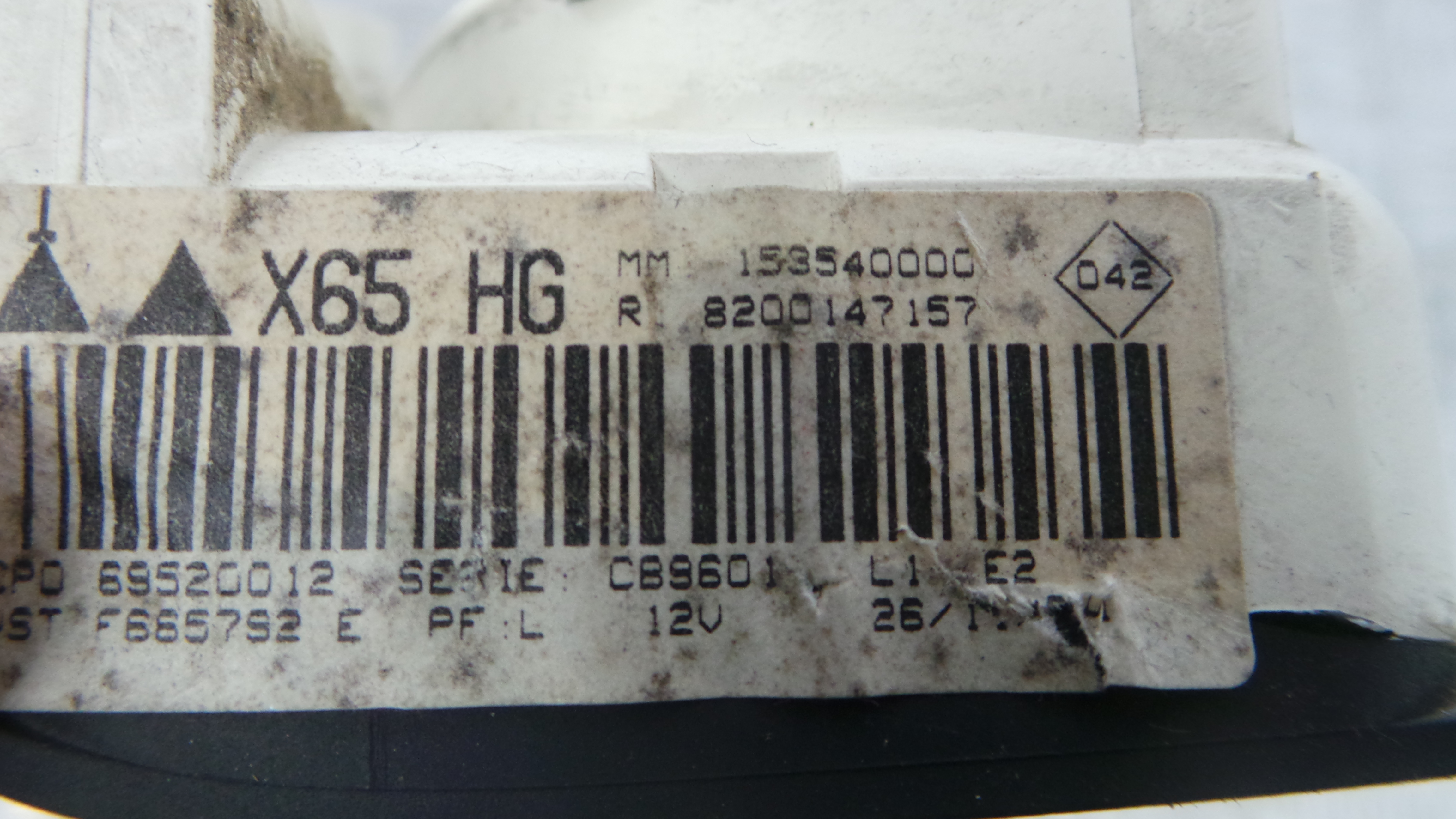 Comando da Sofagem / Climatronic 8200147157 - RENAULT CLIO II (BB_, CB_), CLIO Mk II (BB_, CB_)-36928445