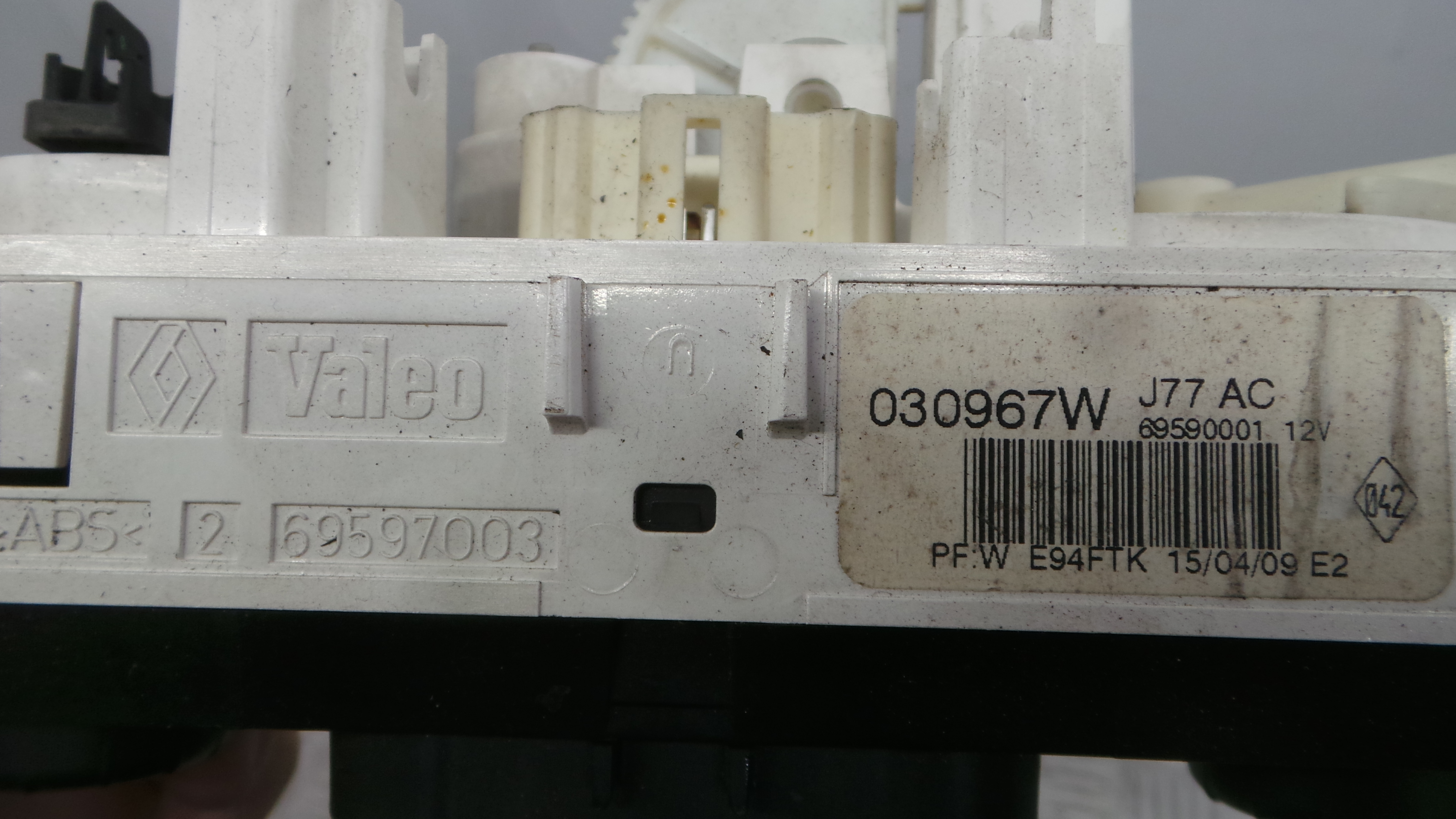 Comando da Sofagem / Climatronic 030967W - RENAULT CLIO III (BR0/1, CR0/1)-36928448