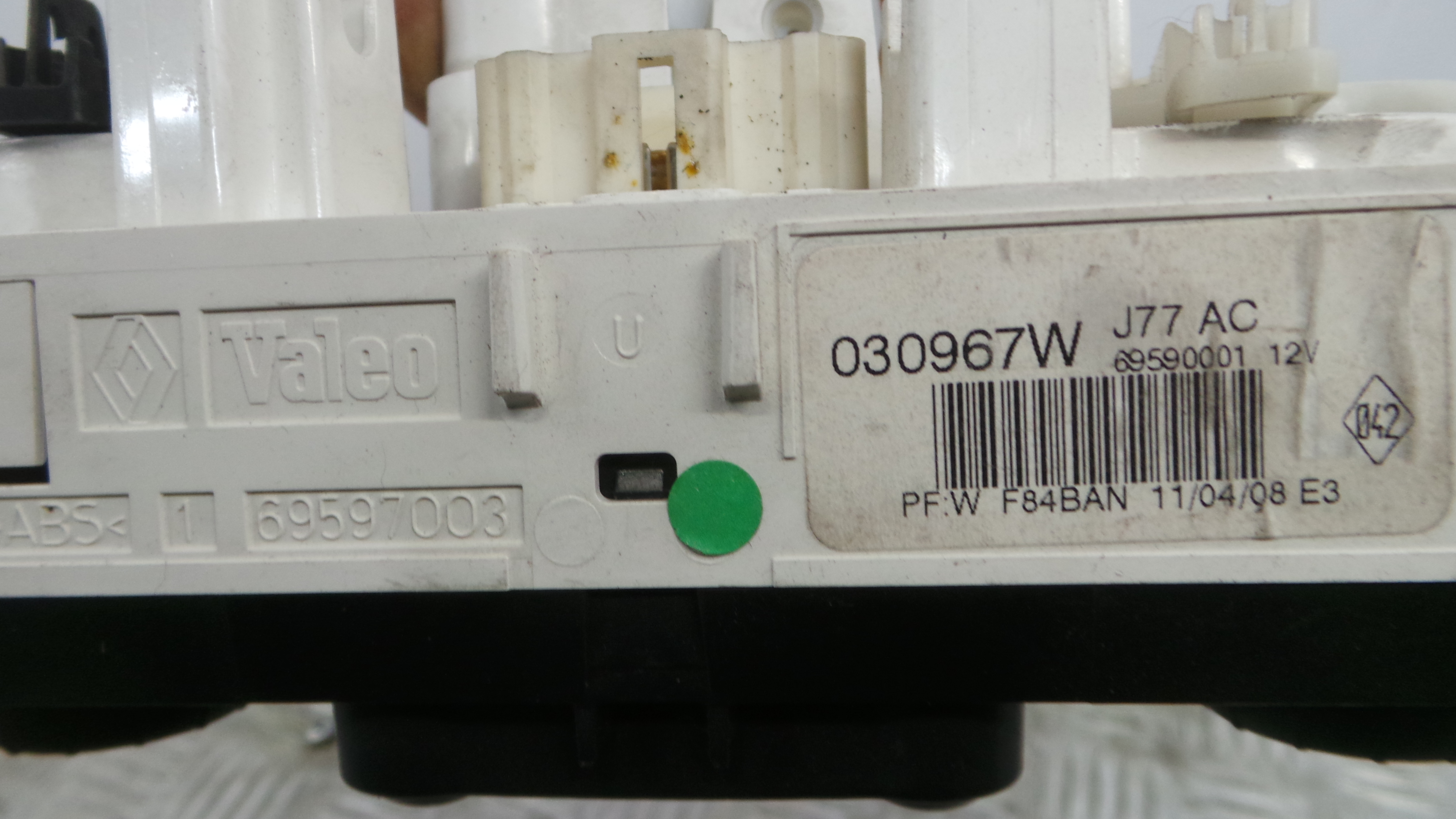 Comando da Sofagem / Climatronic 030967W - RENAULT CLIO III (BR0/1, CR0/1)-36928460