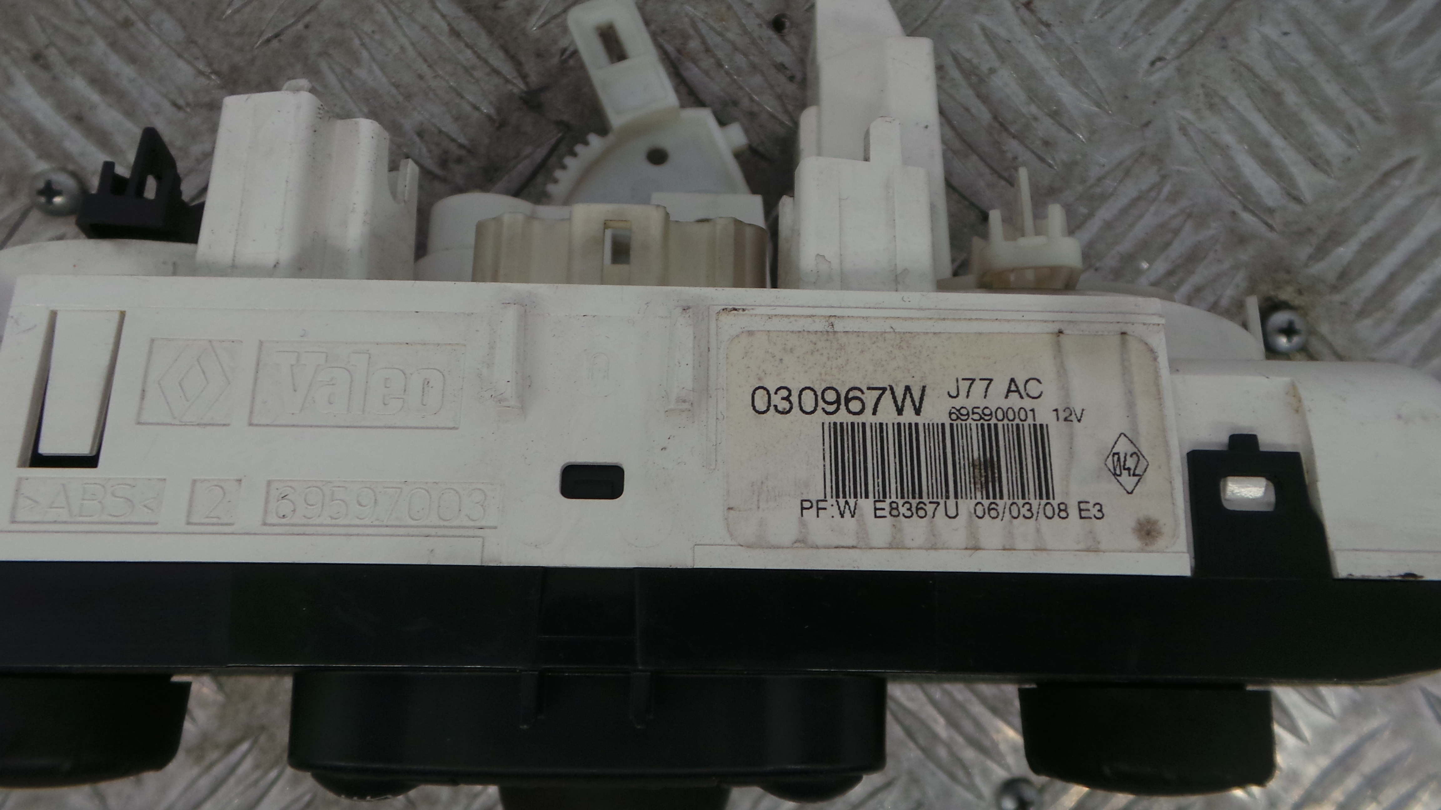 Comando da Sofagem / Climatronic 030967W - RENAULT CLIO III (BR0/1, CR0/1)-36928536