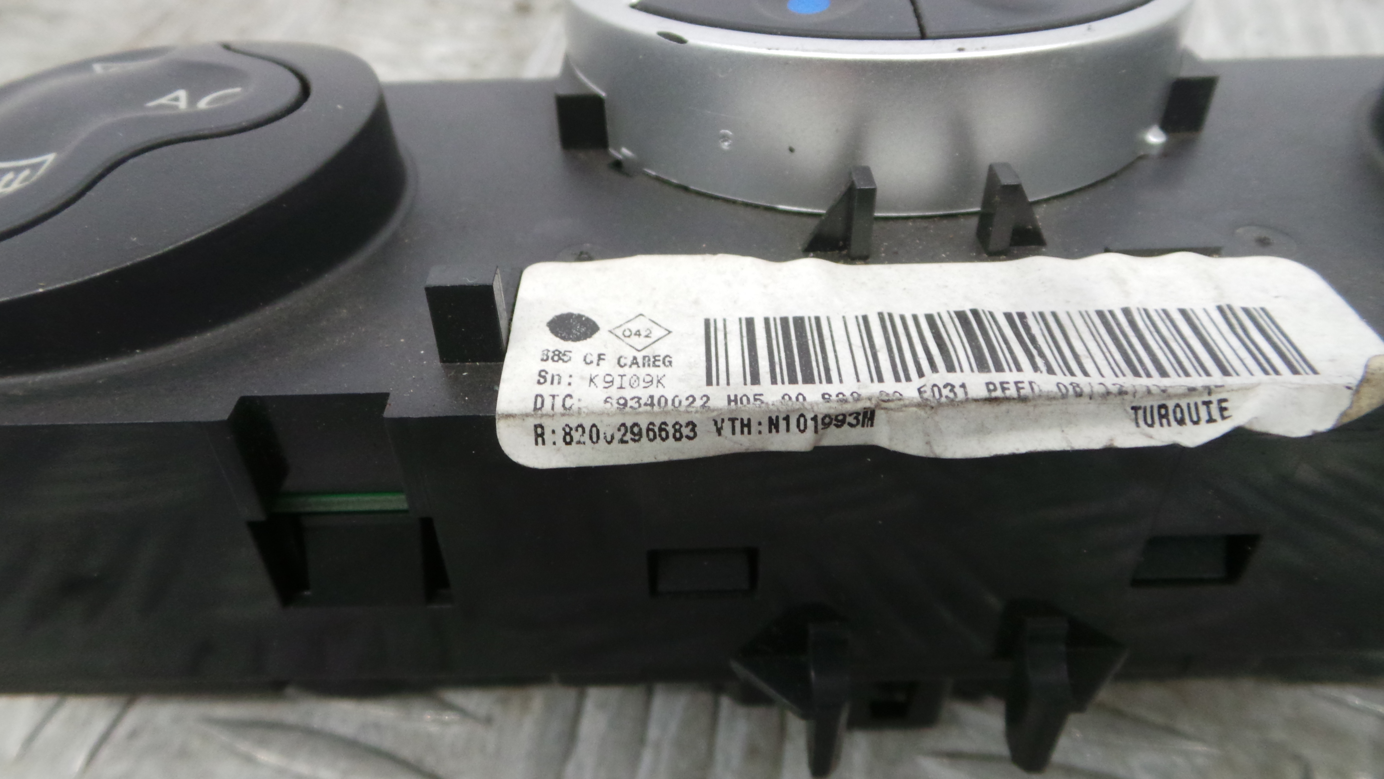 Comando da Sofagem / Climatronic 8200296683 - RENAULT CLIO III (BR0/1, CR0/1)-36928539