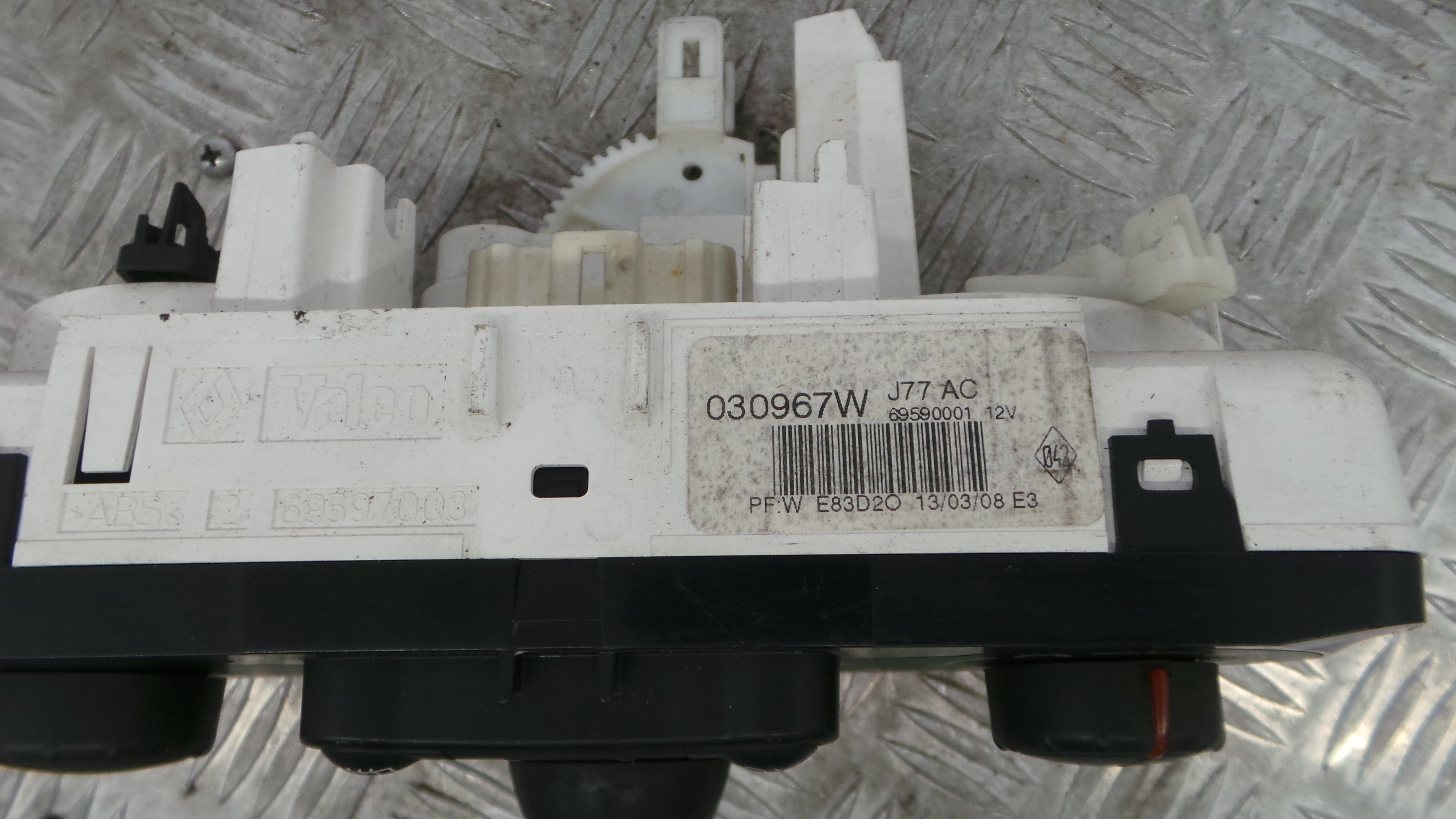 Comando da Sofagem / Climatronic 030967W - RENAULT CLIO III (BR0/1, CR0/1)-36928545