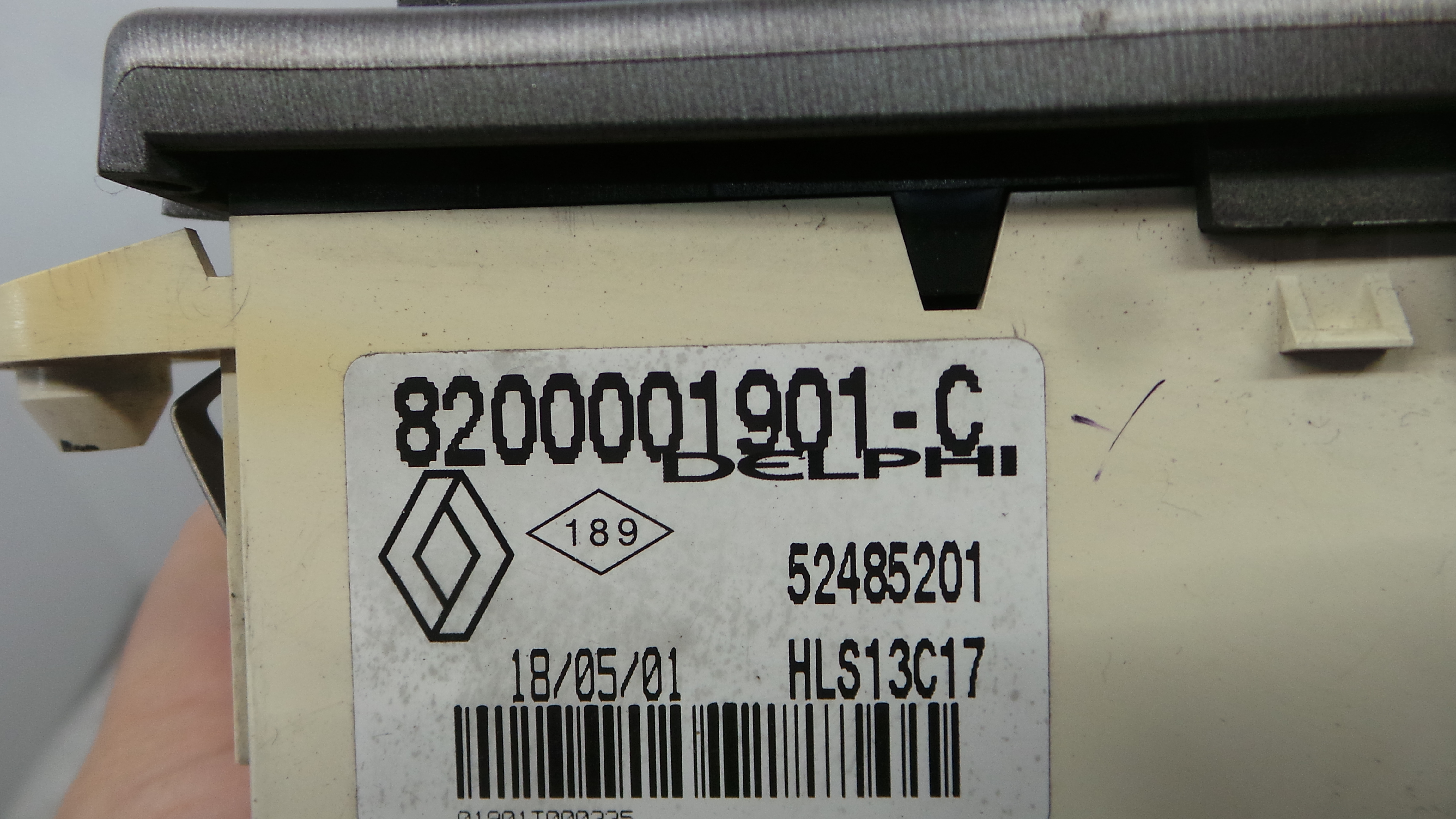 Comando da Sofagem / Climatronic 8200001901C - RENAULT LAGUNA II (BG0/1_)-36928578
