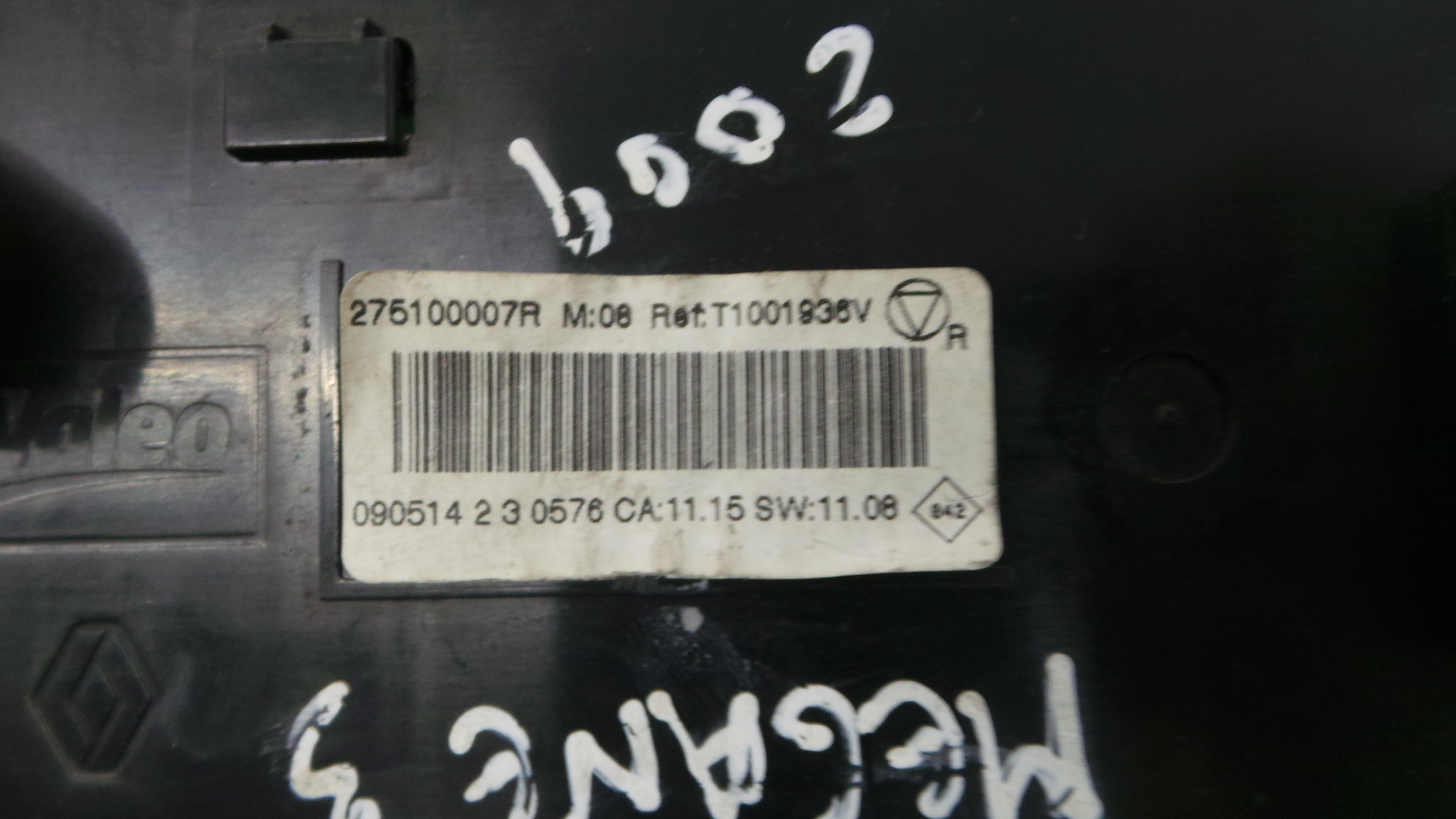 Comando da Sofagem / Climatronic 275100007R - RENAULT MEGANE III Hatchback (BZ0/1_, B3_)-36928587